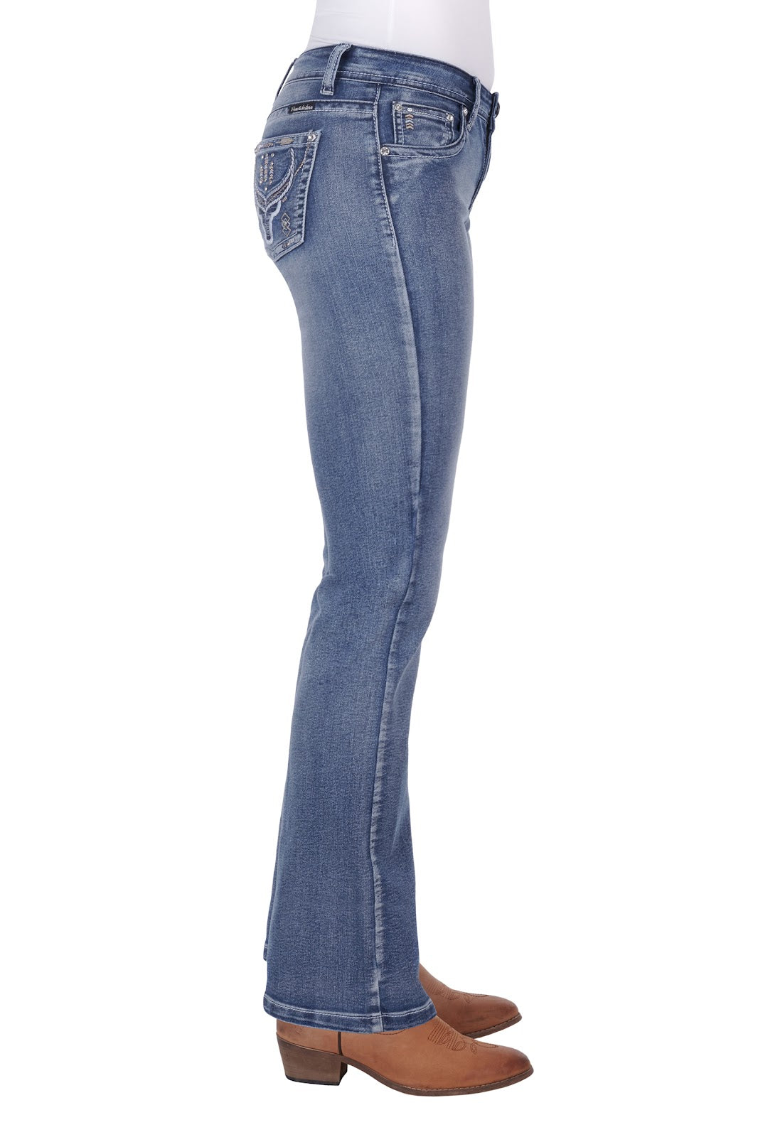 Pure Western Aztec Bootcut Jean 34