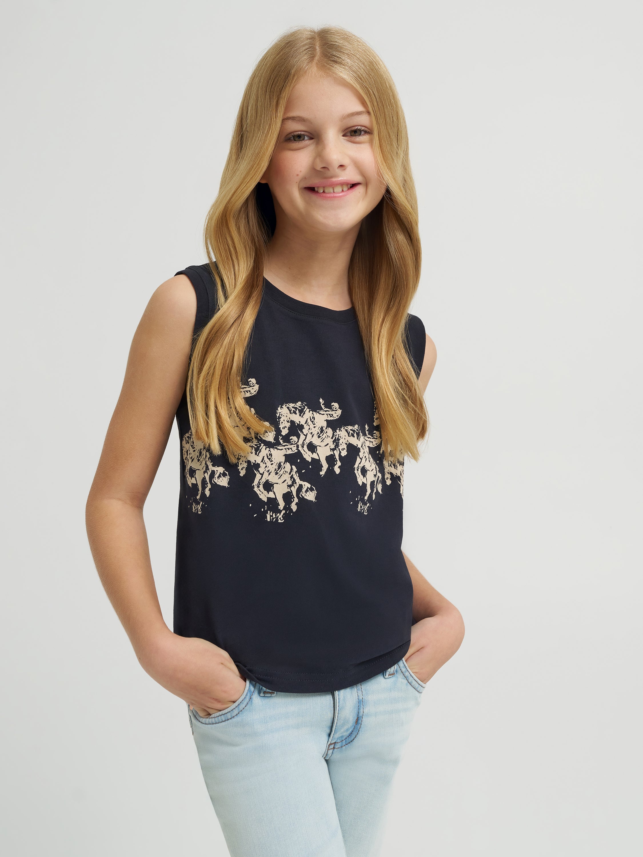 Lainey Wilson Girls Cowboy Tank