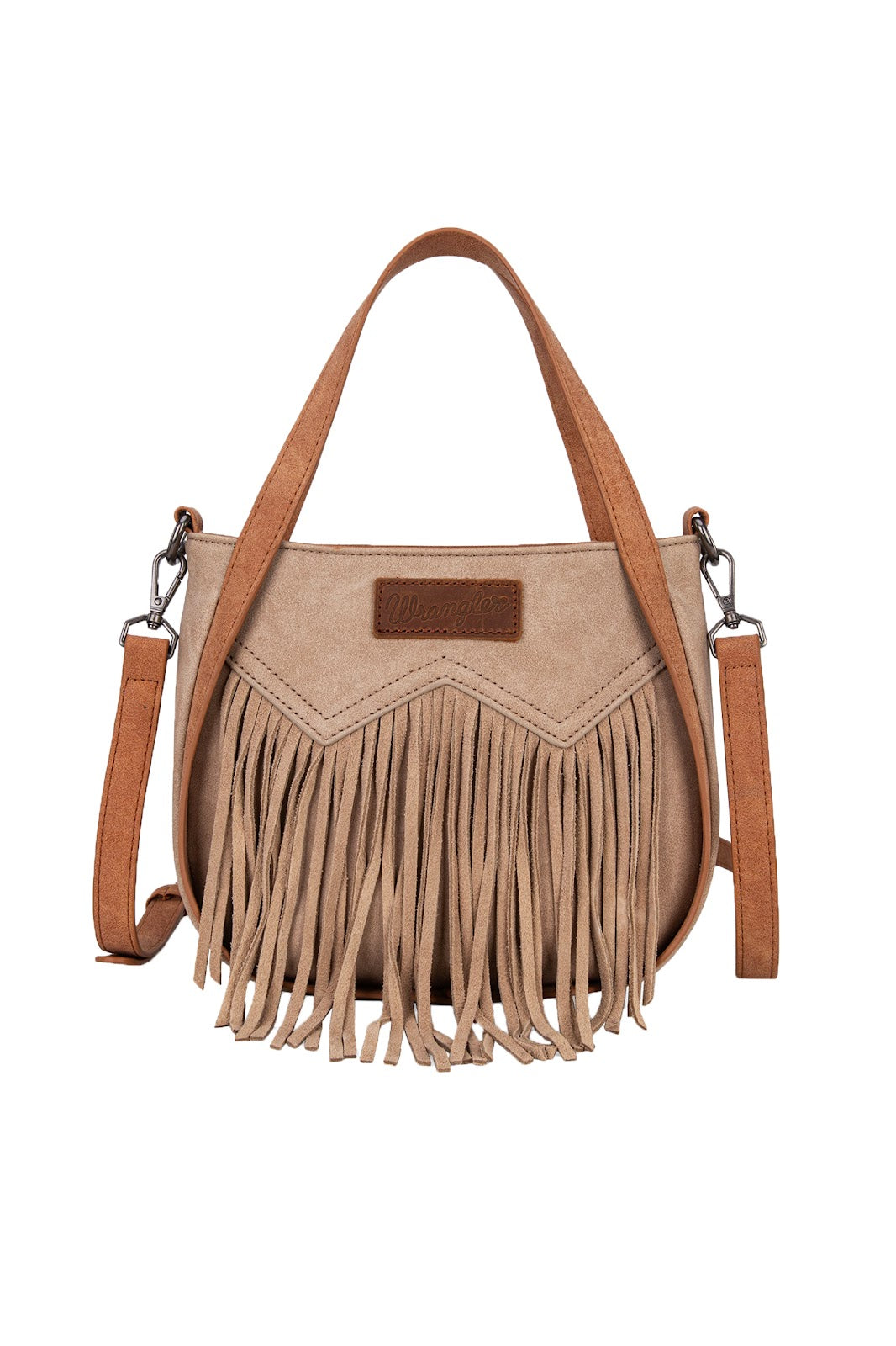 Wrangler Two Tone Fringe Bag (Camel)