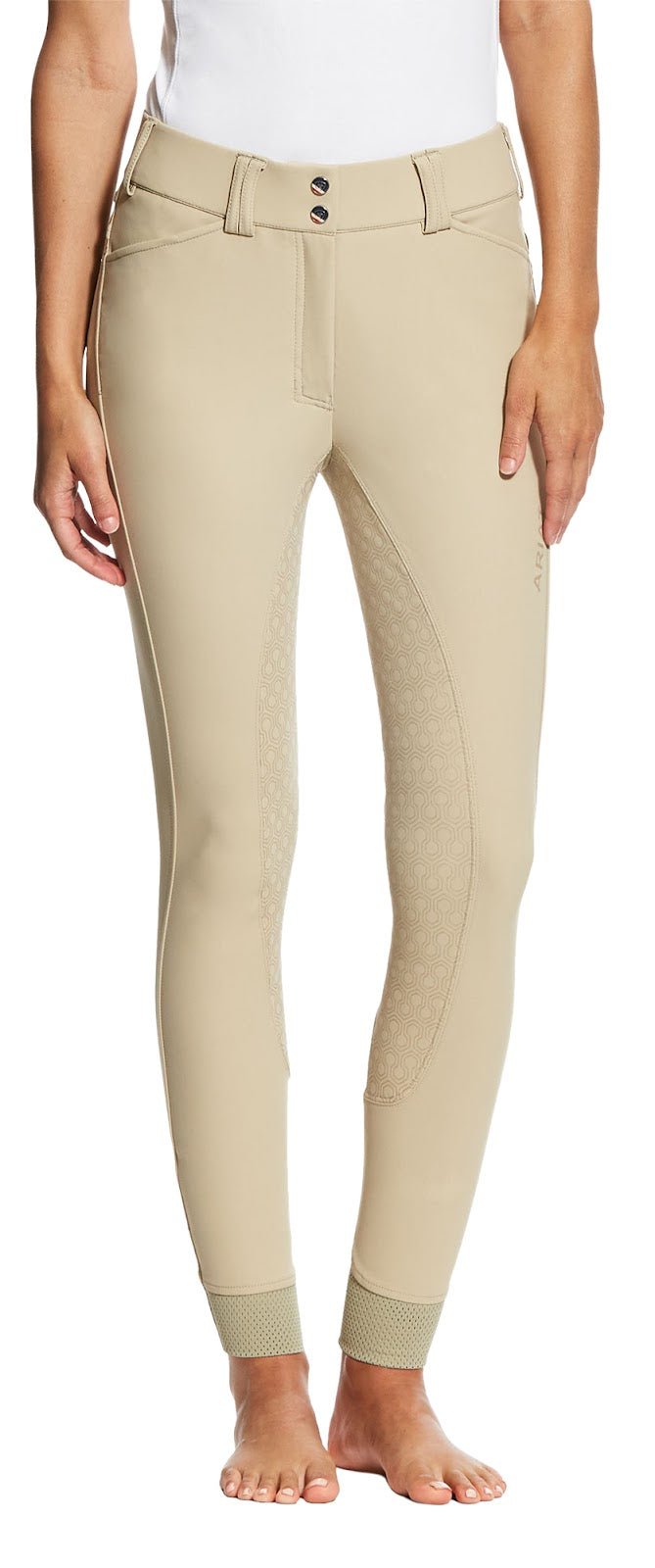 C-Ariat Womens Tri Factor Full Grip(30 Wht)
