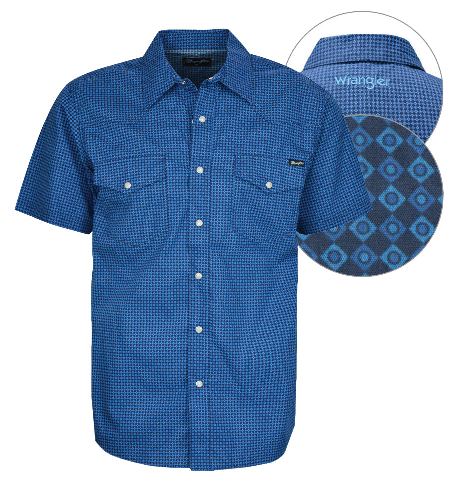 Wrangler Mens Morris Short Sleeve Shirt%