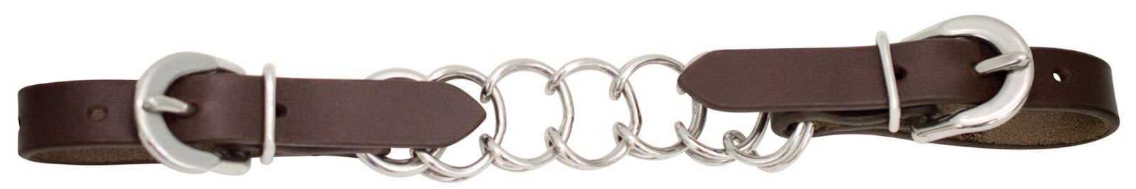Western Curb Chain w/Nylon Strap