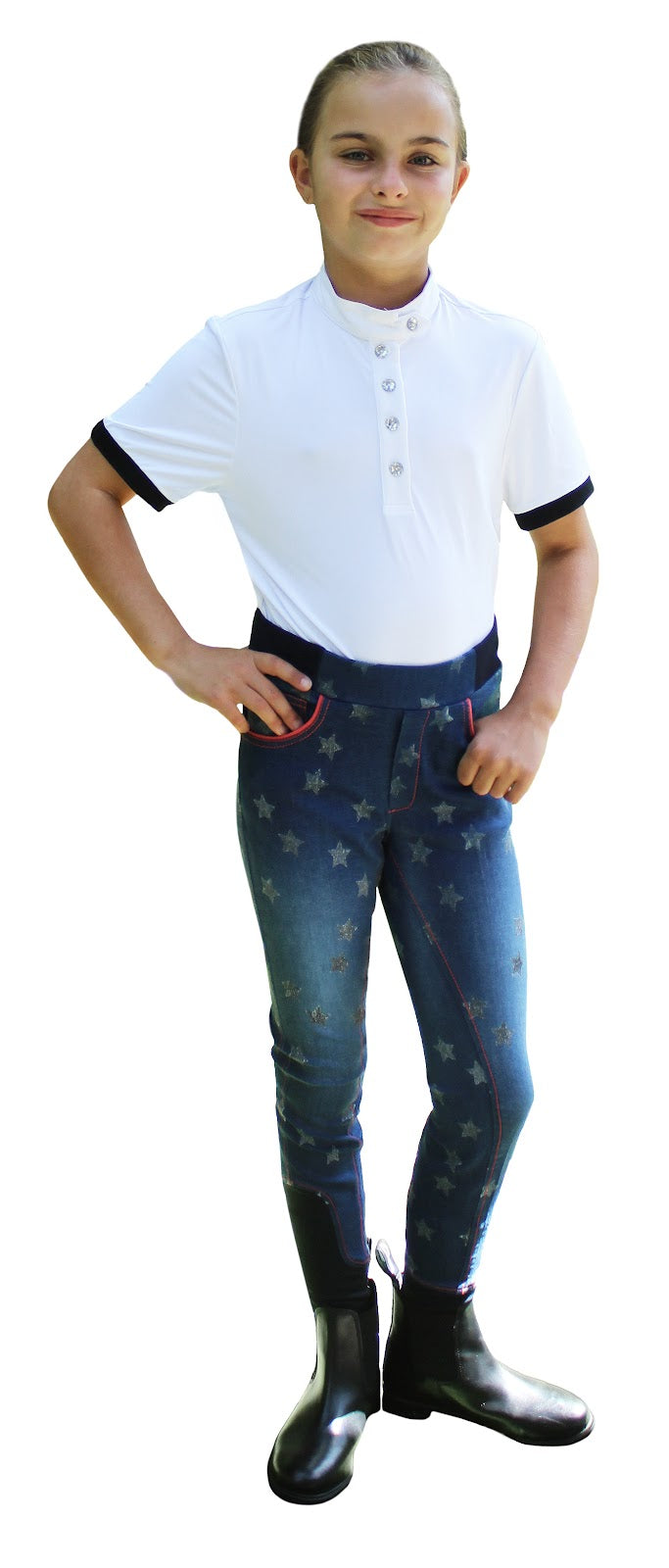 Cooper Allan Kids Star Denim Pullon Breech%