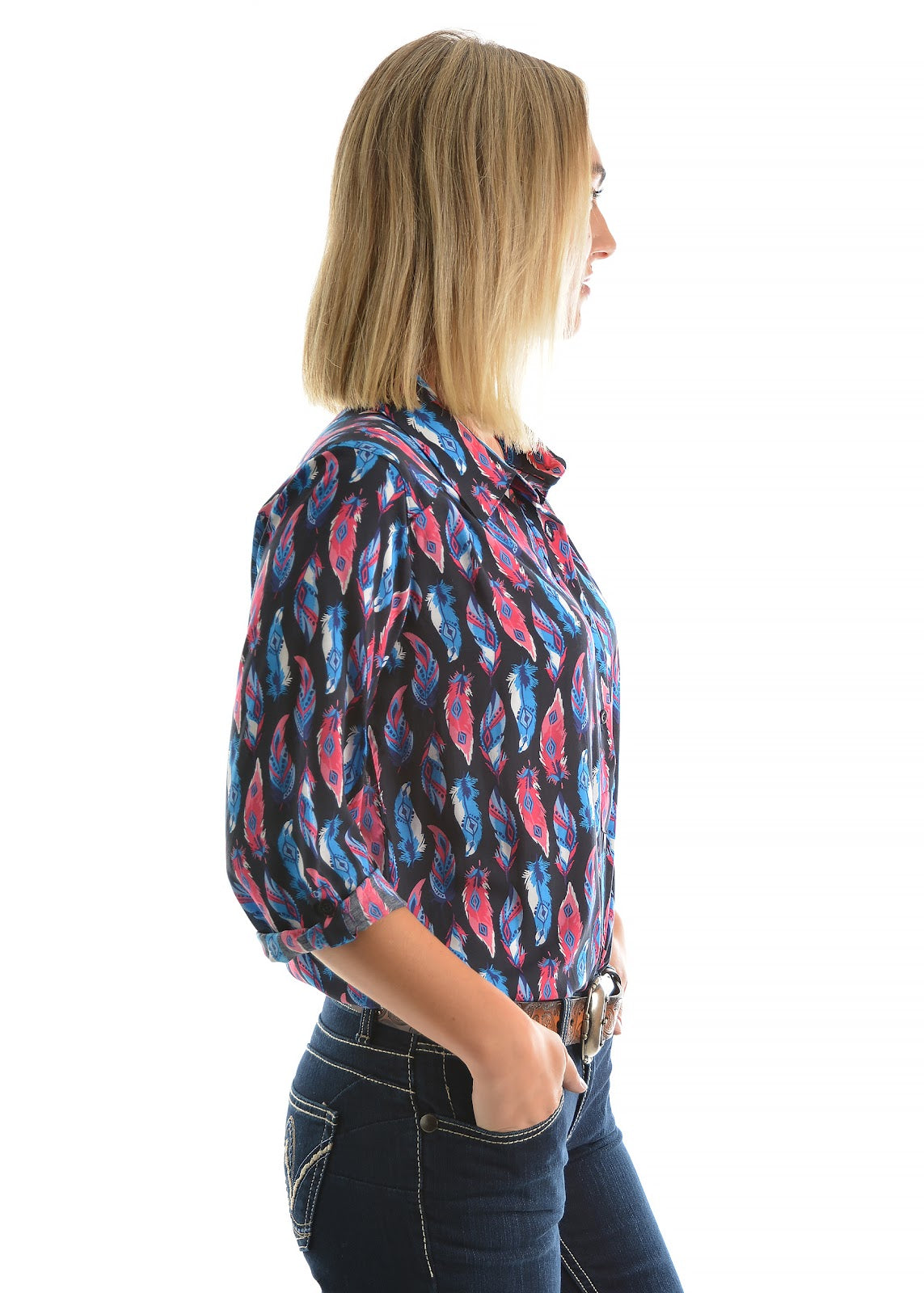 Wrangler Womens Malia Print Shirt%