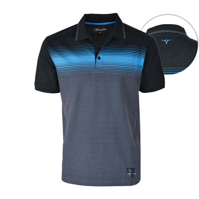 Wrangler Mens Talon Short Sleeve Polo%