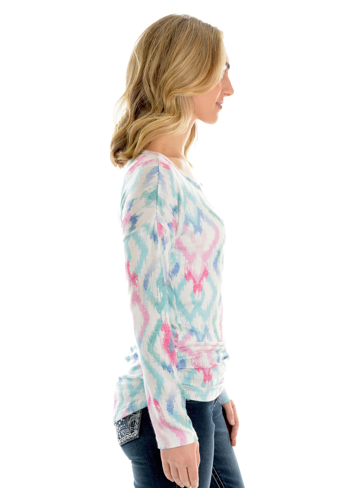 Wrangler Womens Maria Long Sleeve Top%