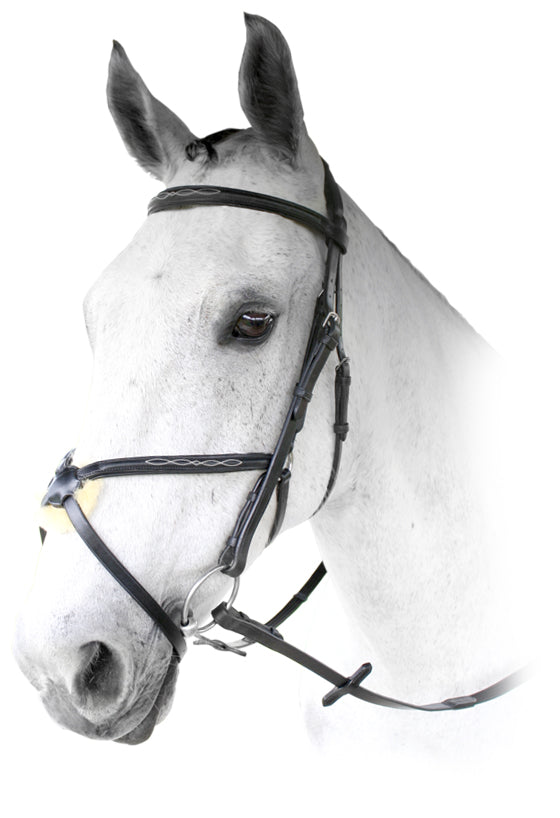 Enzo Euro Stitched Grackle Bridle%