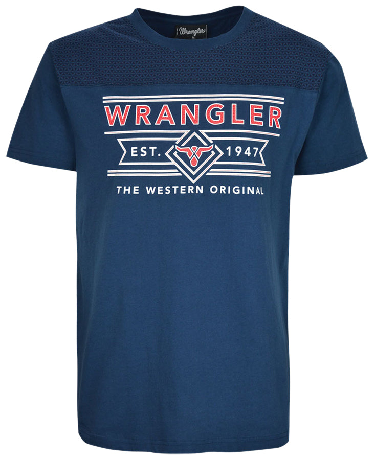 Wrangler Mens Duke Short Sleeve Tee%