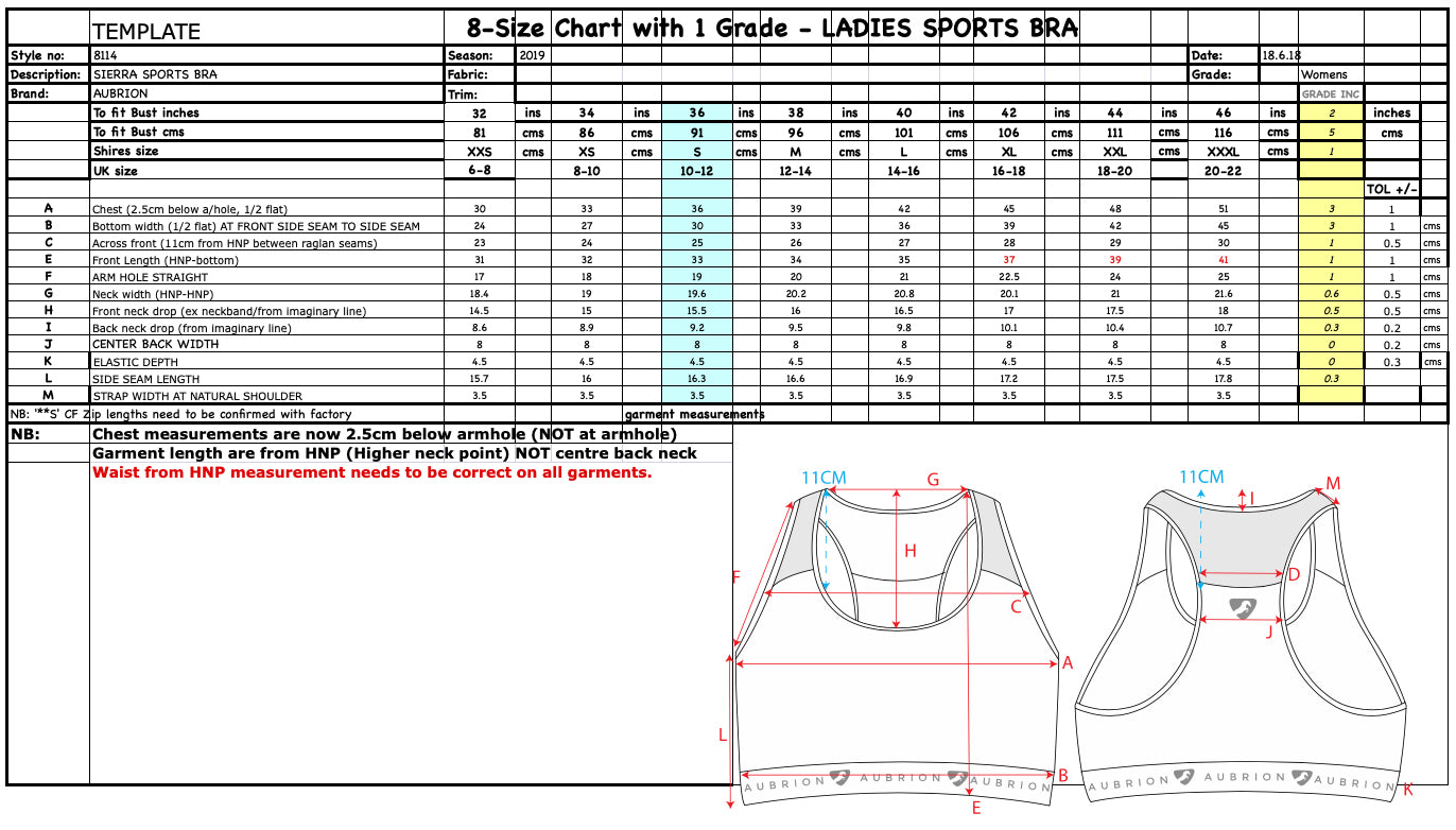 Shires Sierra Sports Bra%
