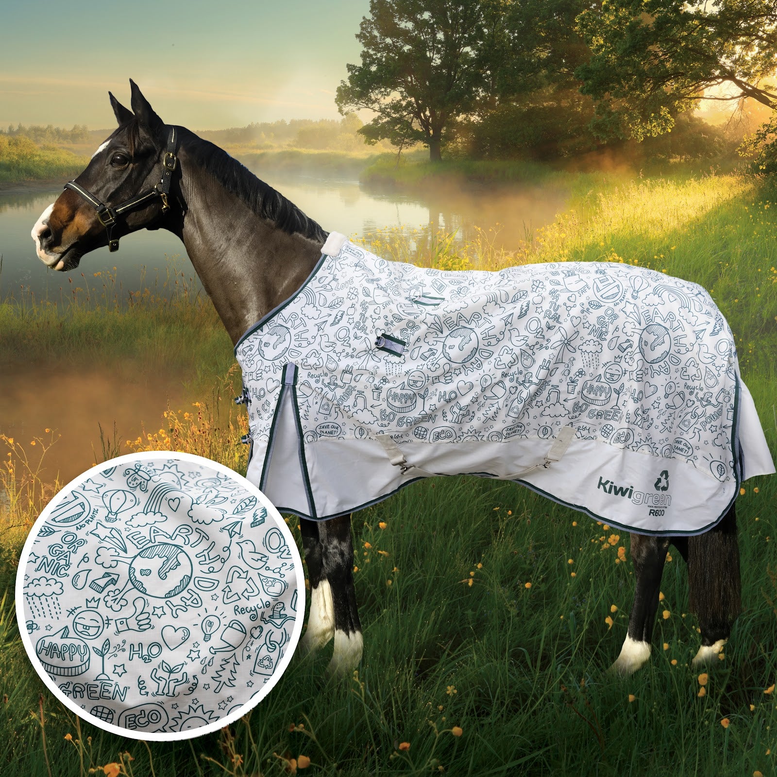 KiwiGreen 600 Summer Rug Only%
