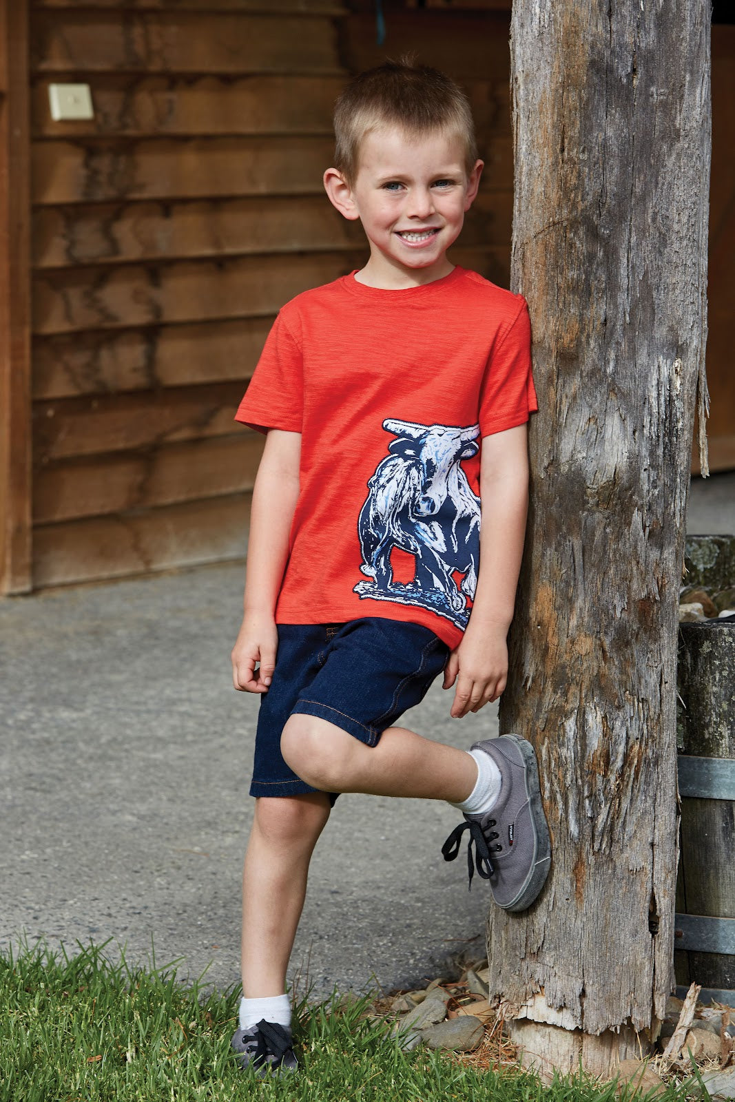 Thomas Cook Boys BullAppliqueS/S Tee(10%