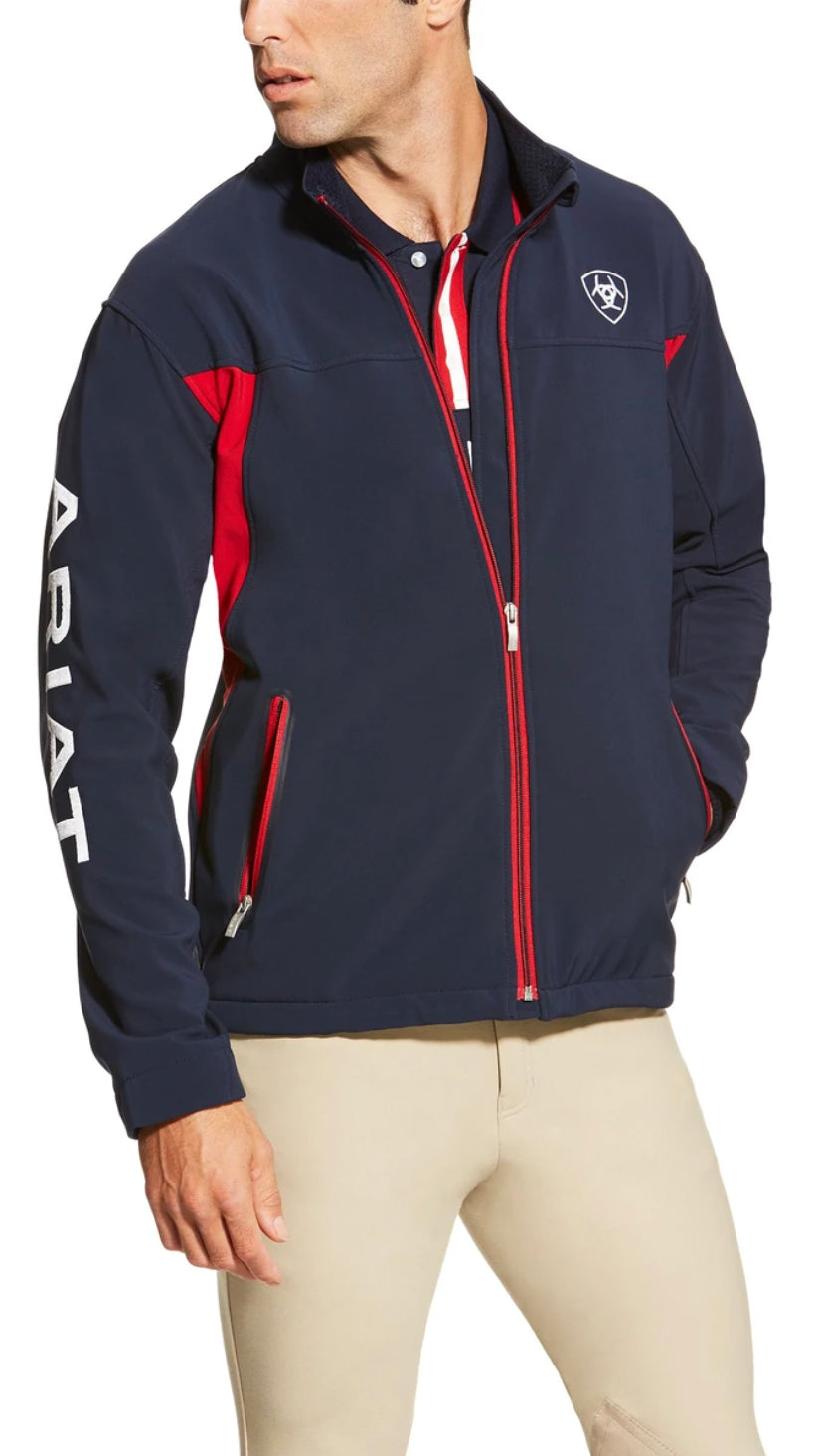 Ariat Mens Team Softshell Black / Medium