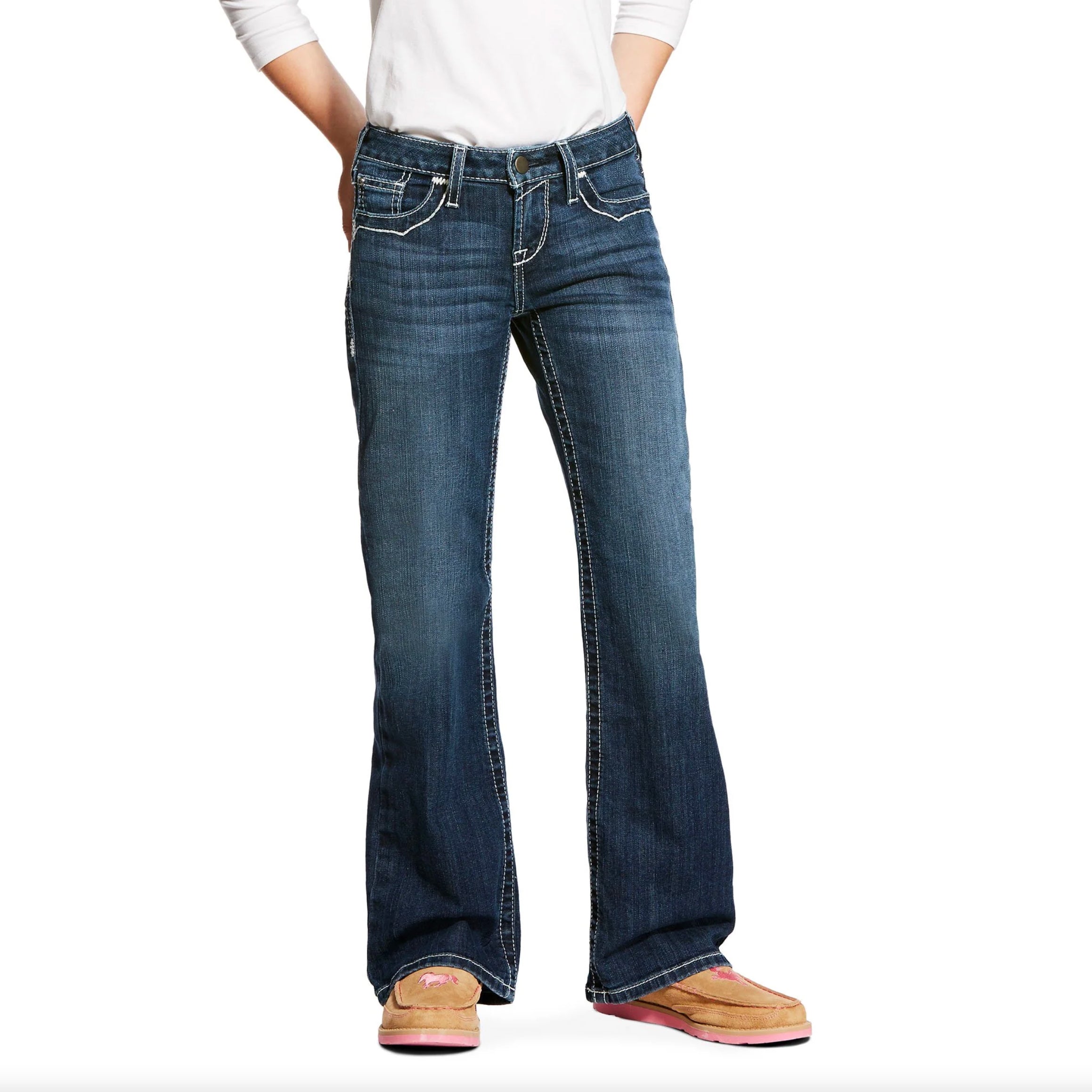 Ariat Girls REAL Entwined Bcut Jean One / 10