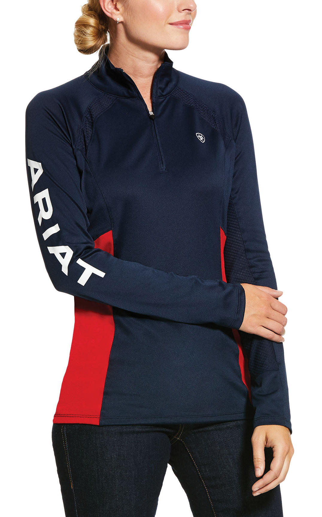 Ariat Wms TeamSunstopper 2.0 % Navy / Large
