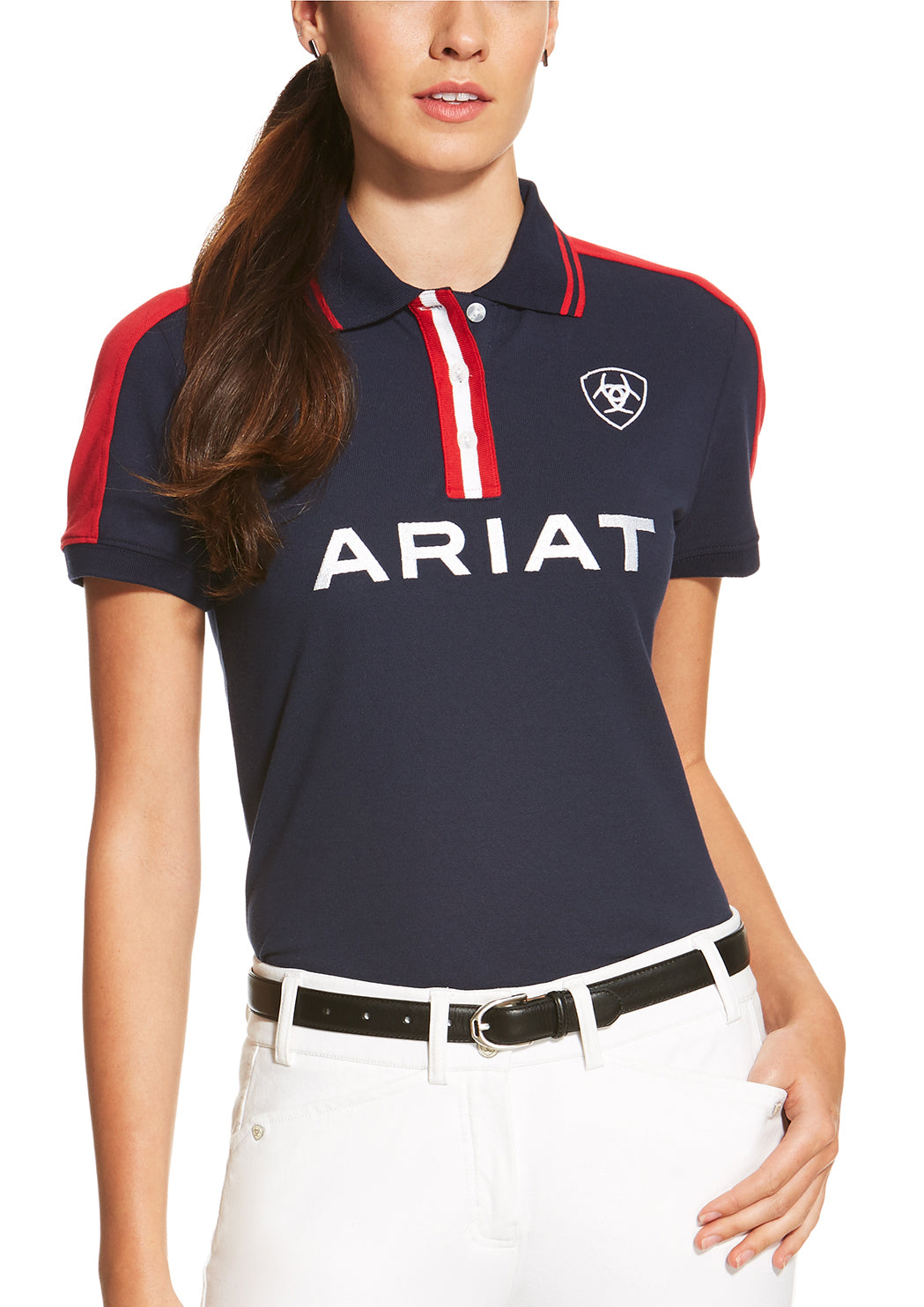 Ariat Wms New Team Polo 2.0 % Navy / Large