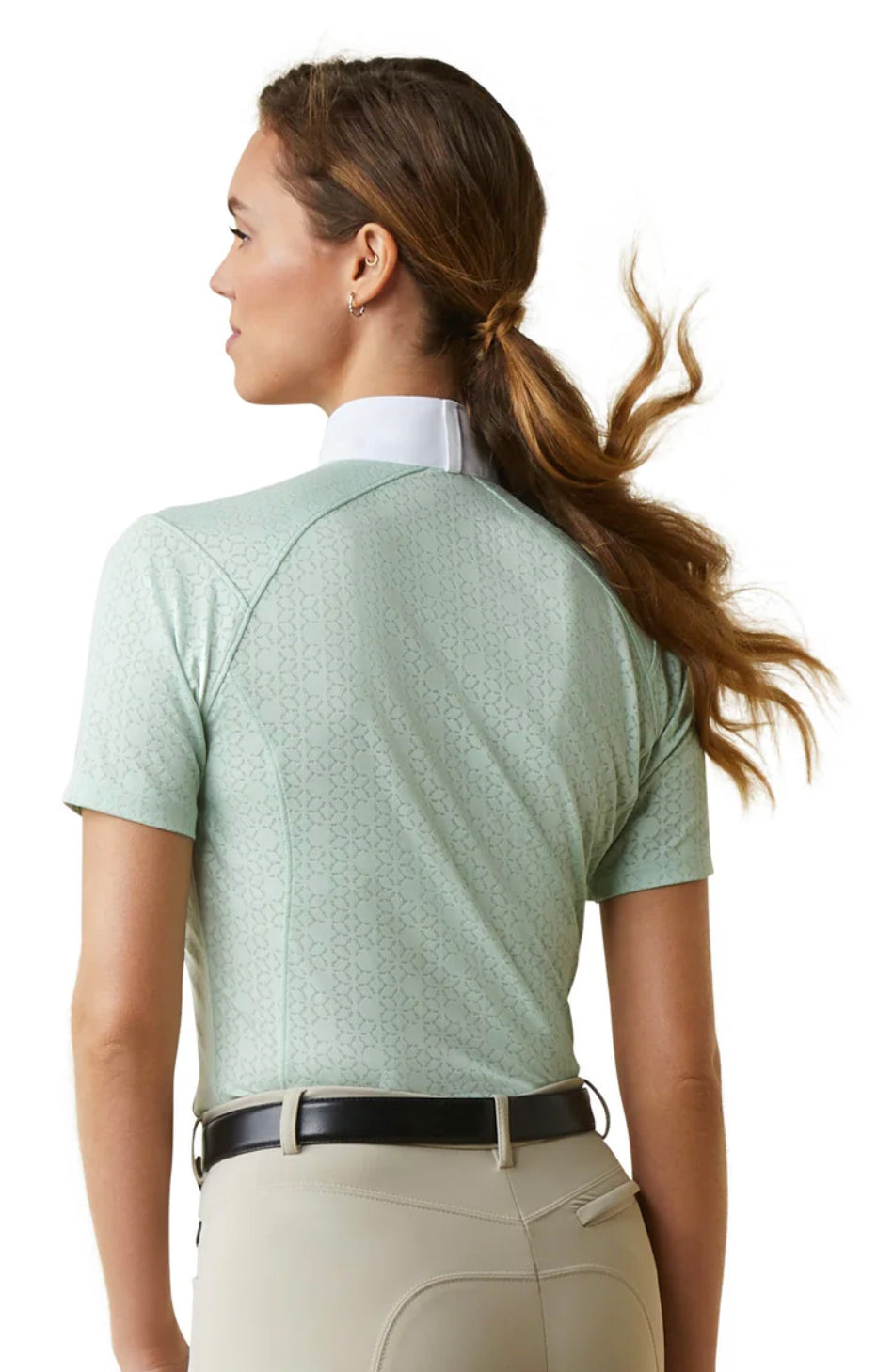 Ariat Wms Showstopper Show Shirt Aqua / Large