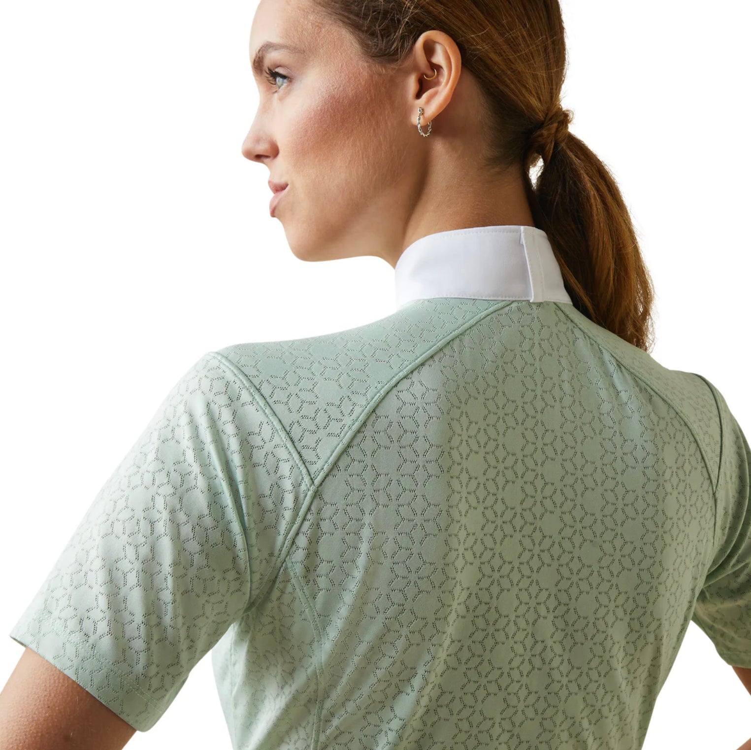 Ariat Wms Showstopper Show Shirt Aqua / Large