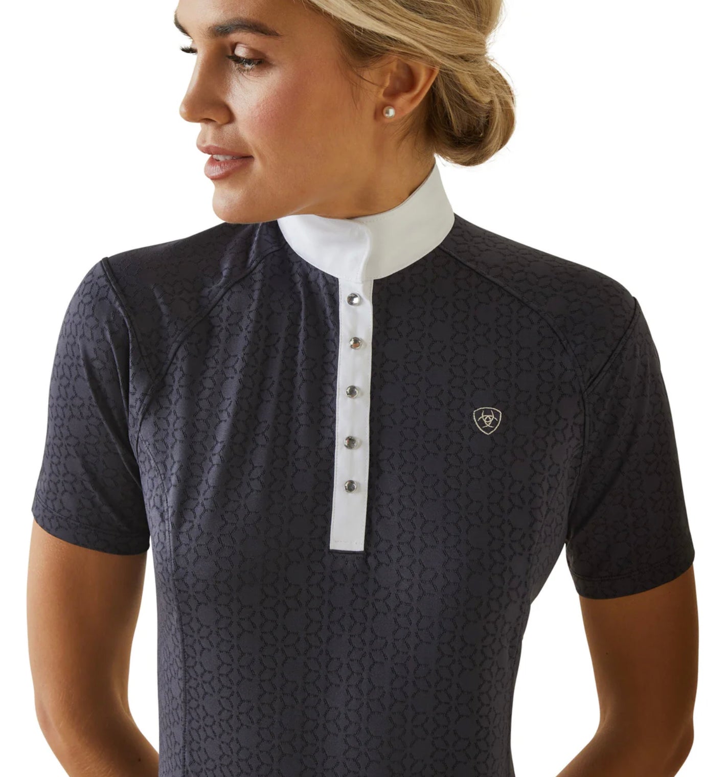 Ariat Wms Showstopper Show Shirt Aqua / Large