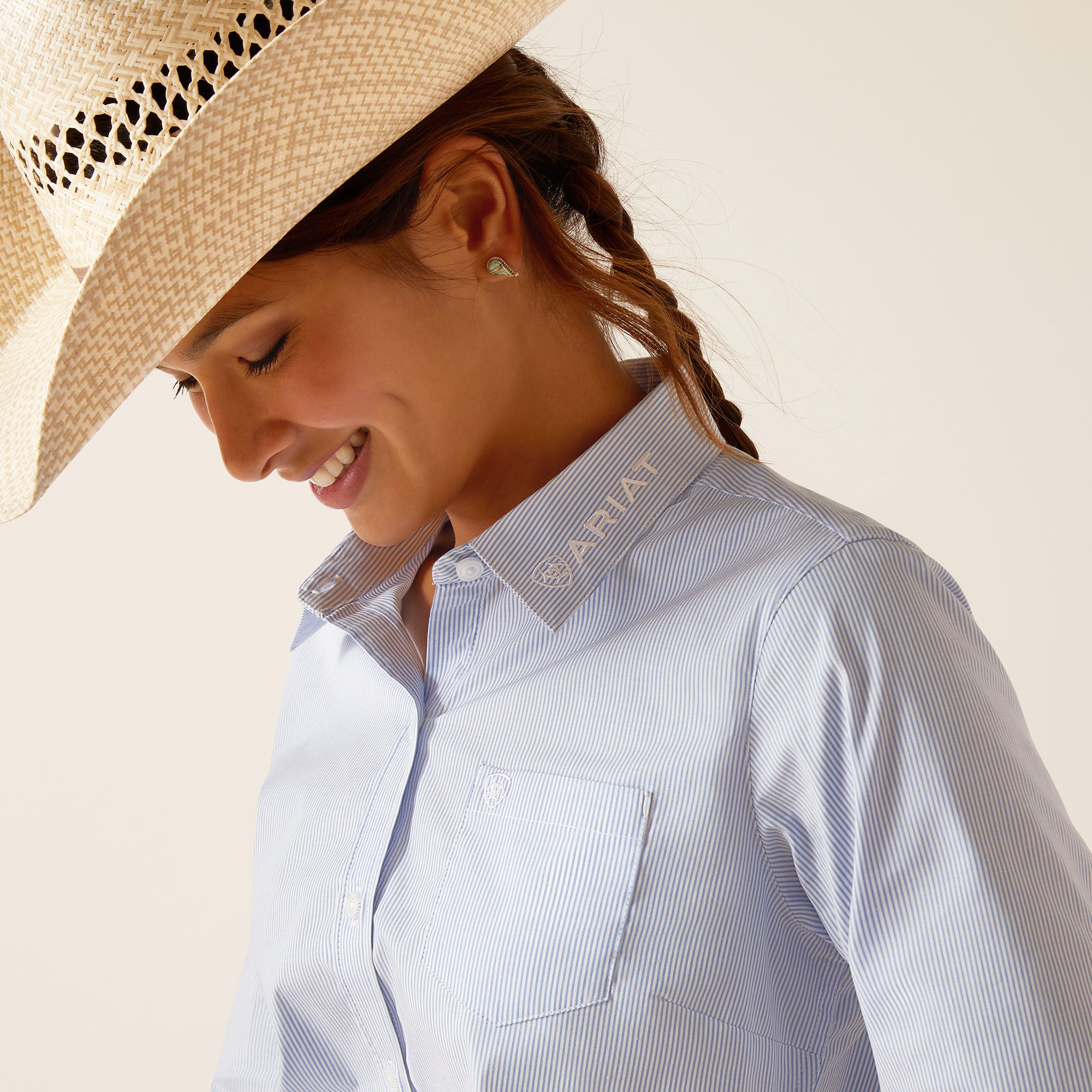 Ariat WMS Team Kirby Shirt MarneStpe / Large