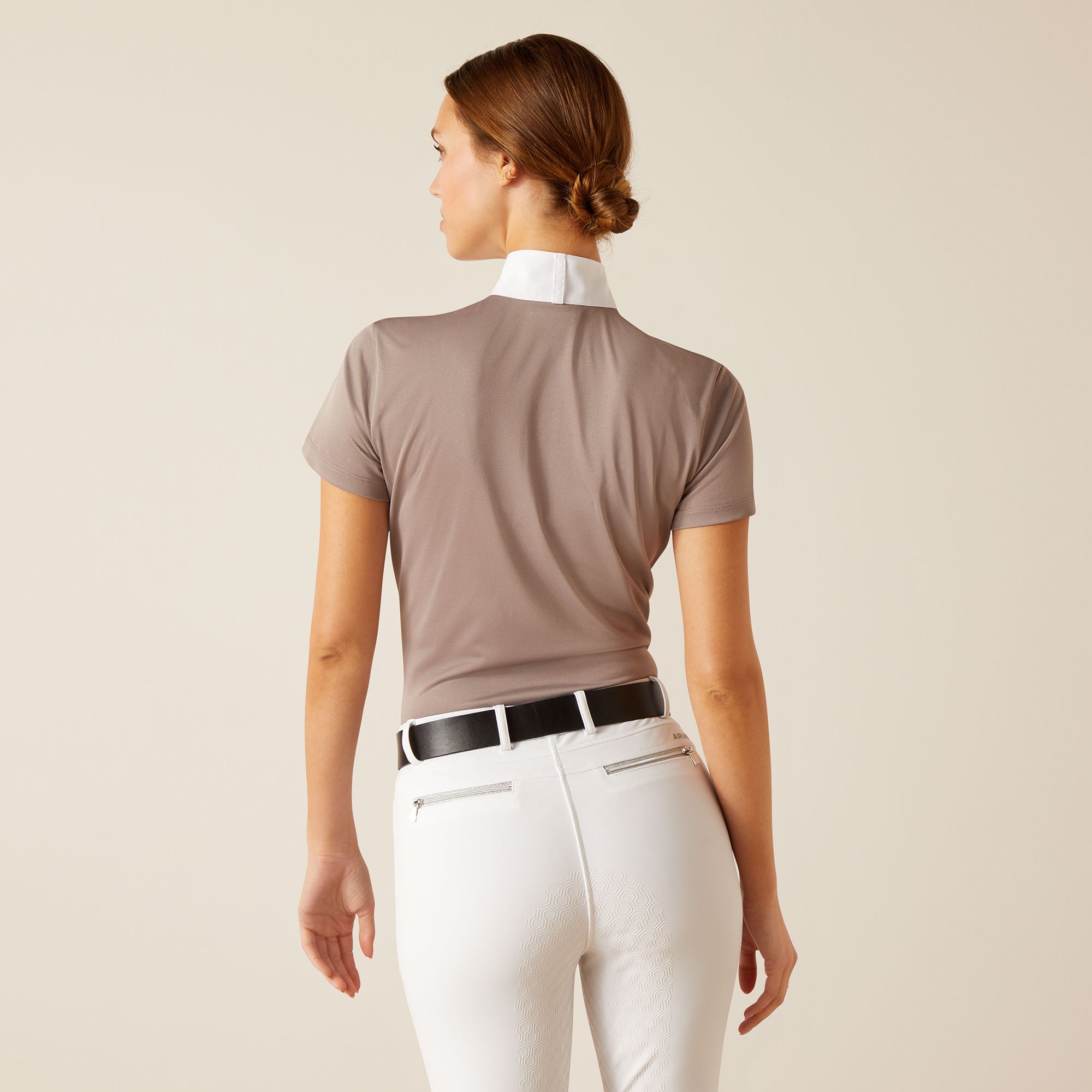 Ariat WMS Aptos Show Shirt % Zinc / Large