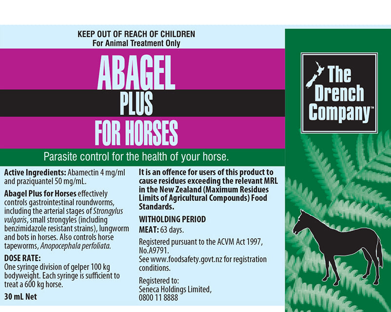 AHD Abagel Plus Wormer (30ml)