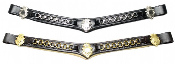 Enzo Crest Browband Black / Cob