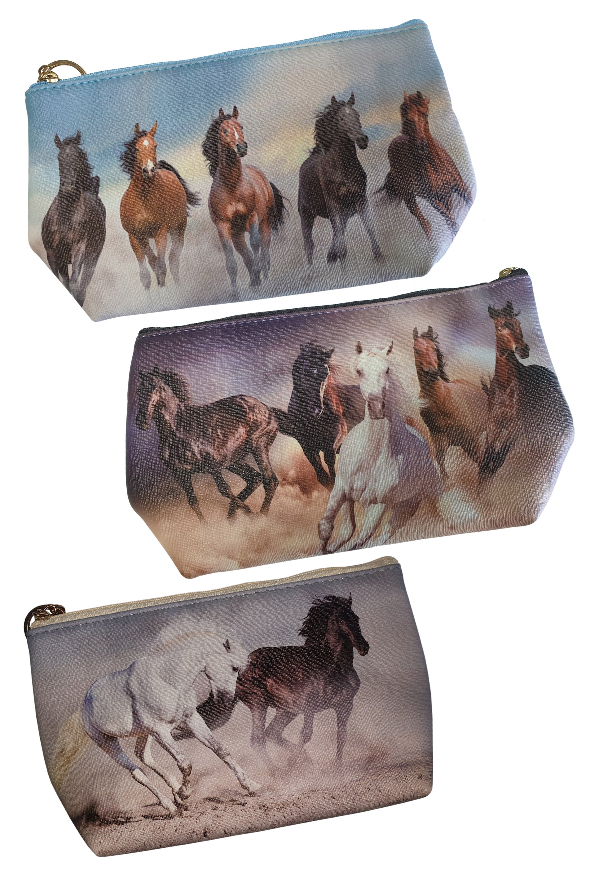 Horse Print Cosmetic Bag (Asst)