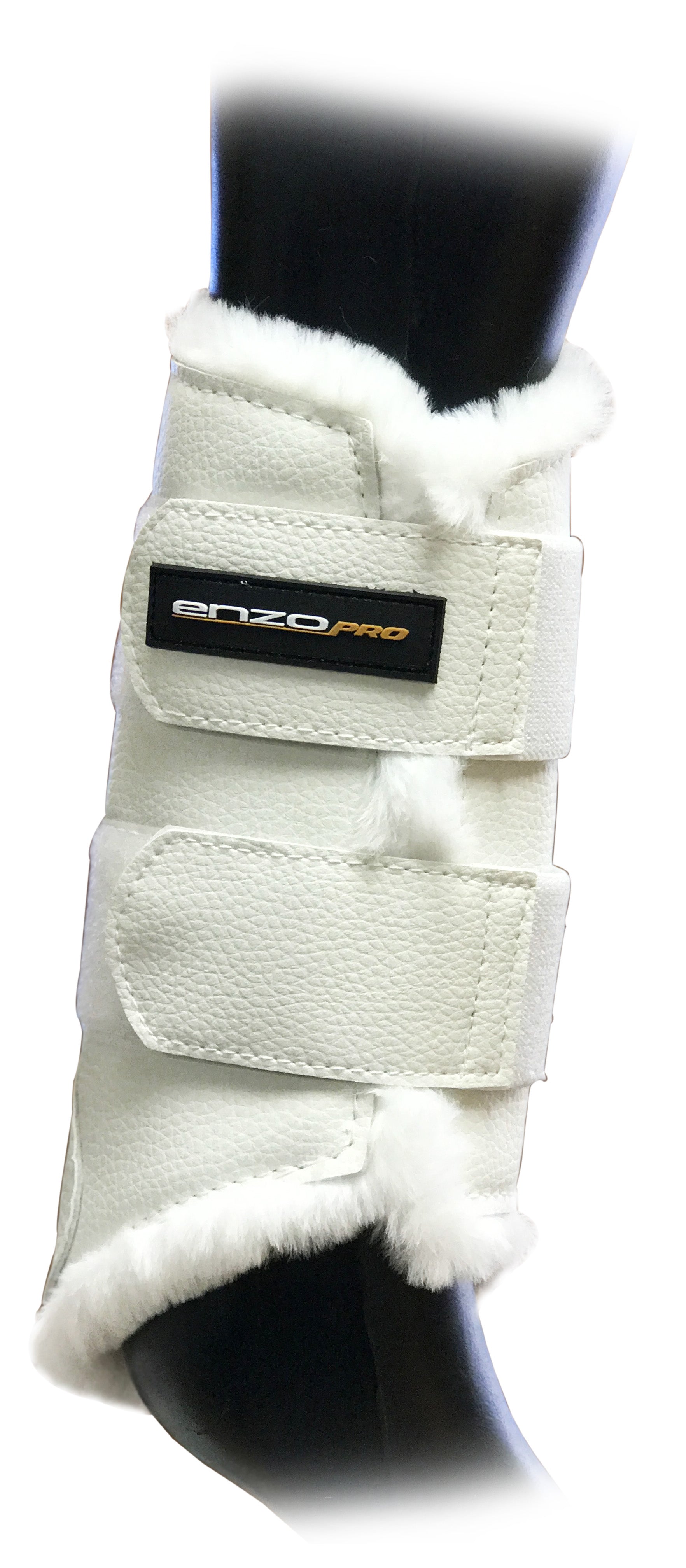 Enzo Pro Fleece Brushing Boot Black / X Large