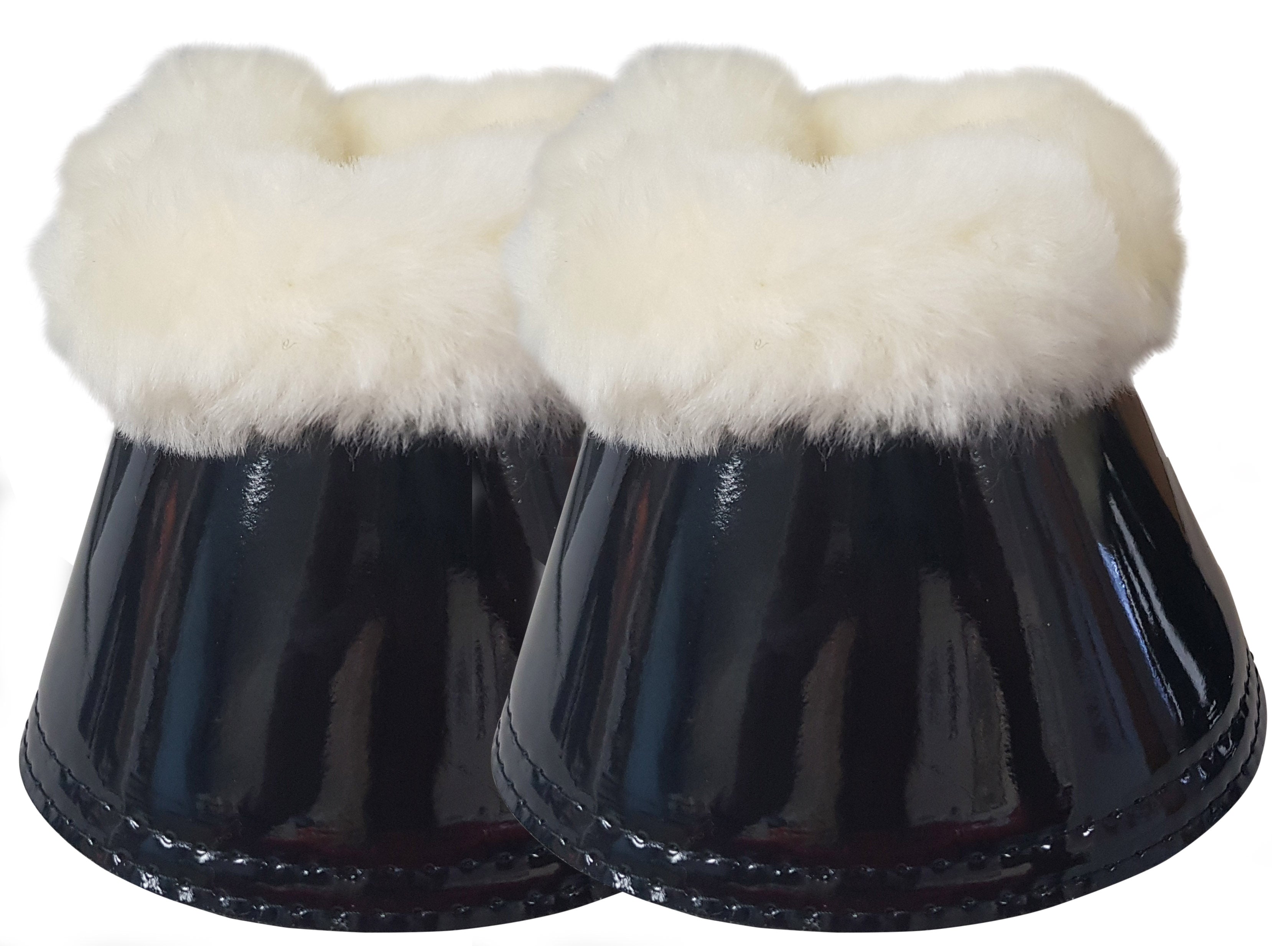 Enzo Sheepskin Bell Boots Black / Large / X Large
