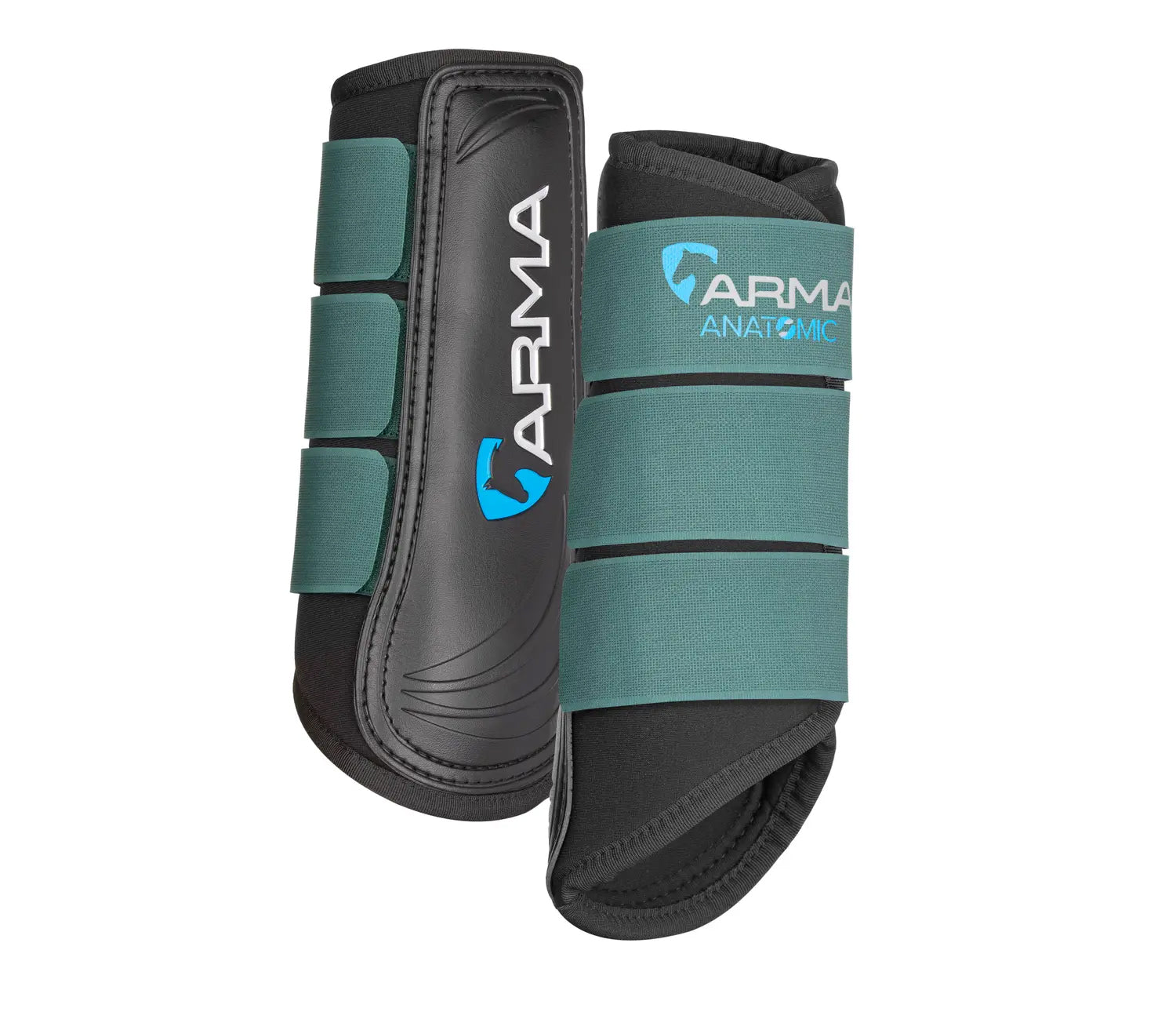Shires Neoprene Brushing Boots Black / Full