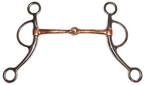 West Bit Colt Snaffle Joint SS Mth125mm%