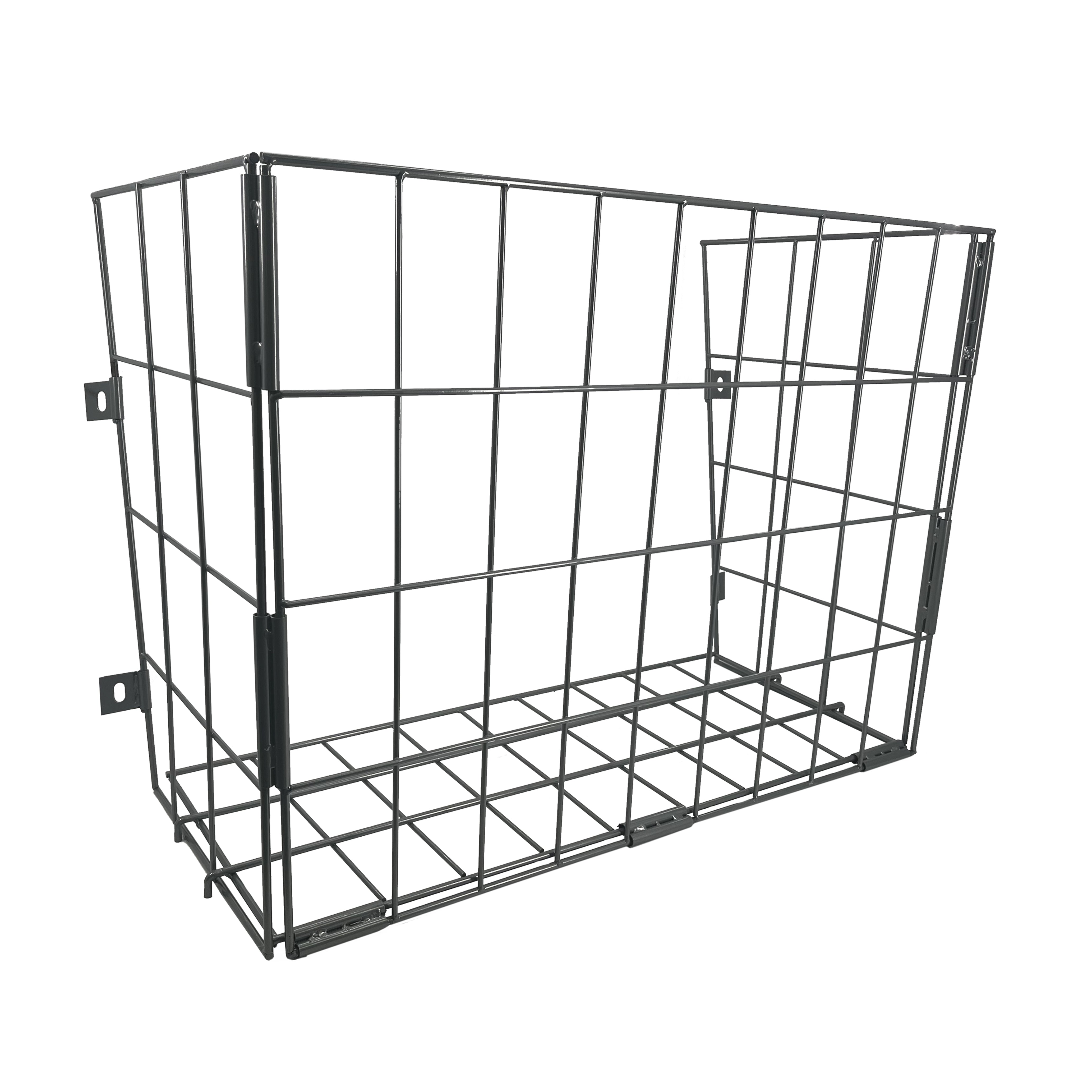 Metal Wall Hay Feeder Foldable(Silver%