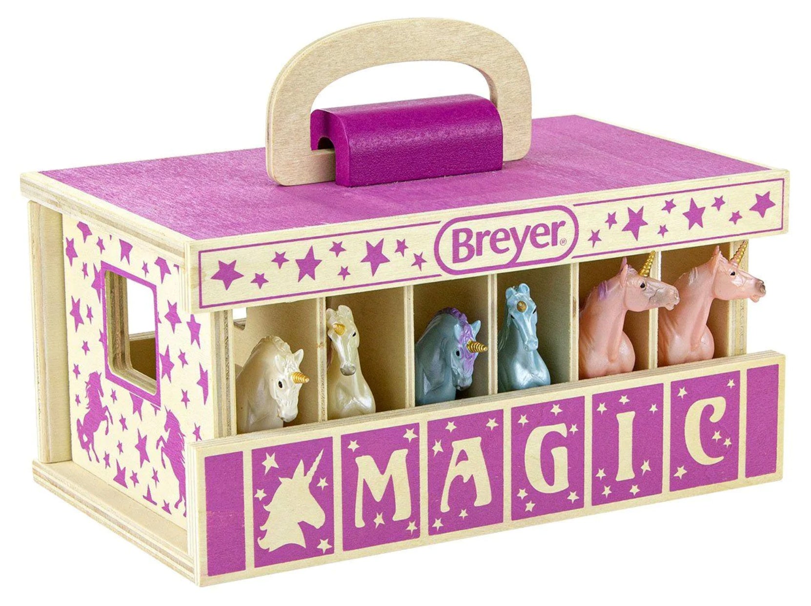 Breyer Unicorn Magic Wooden Stable Set