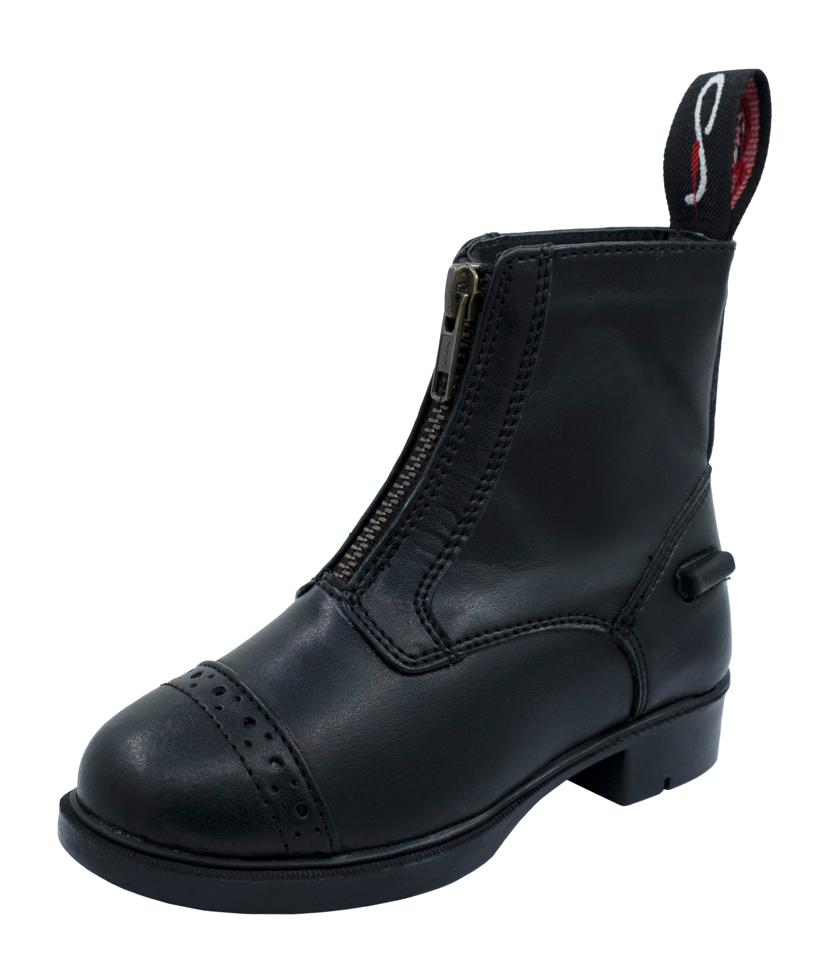 CA Carlisle Zip Boot Kids Black / 26