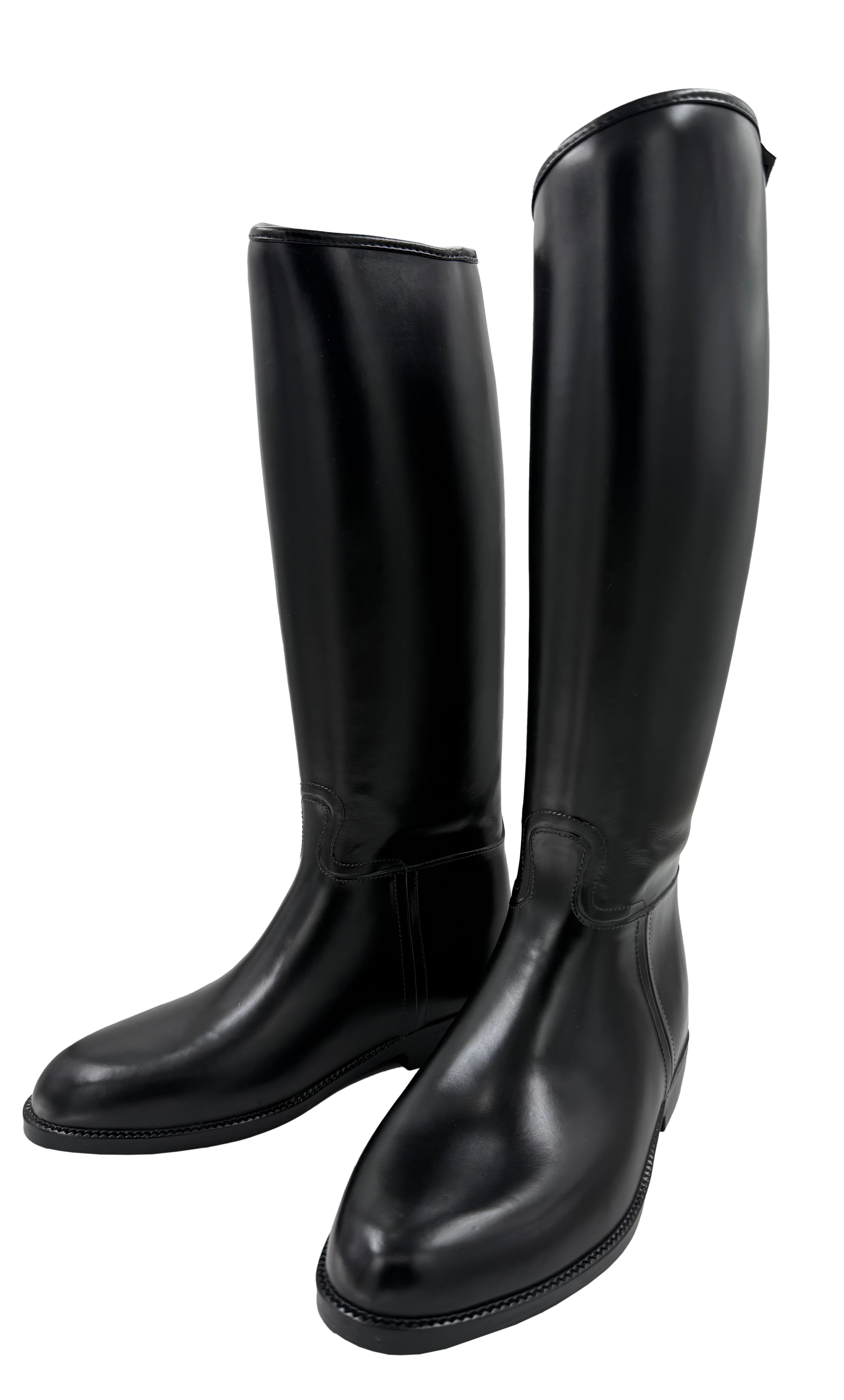 CA Long Rubber Riding Boots Black / 35