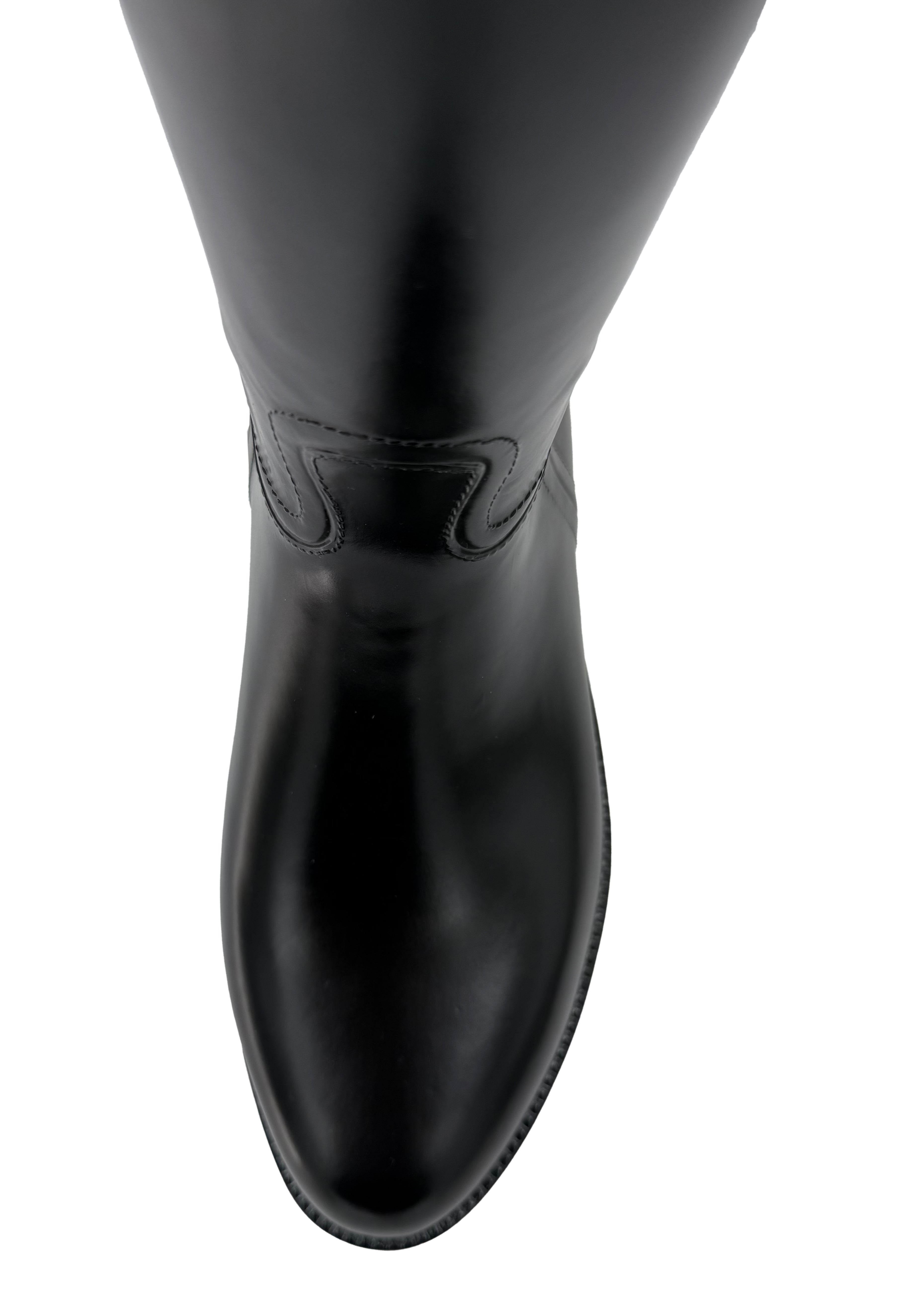 CA Long Rubber Riding Boots Black / 35