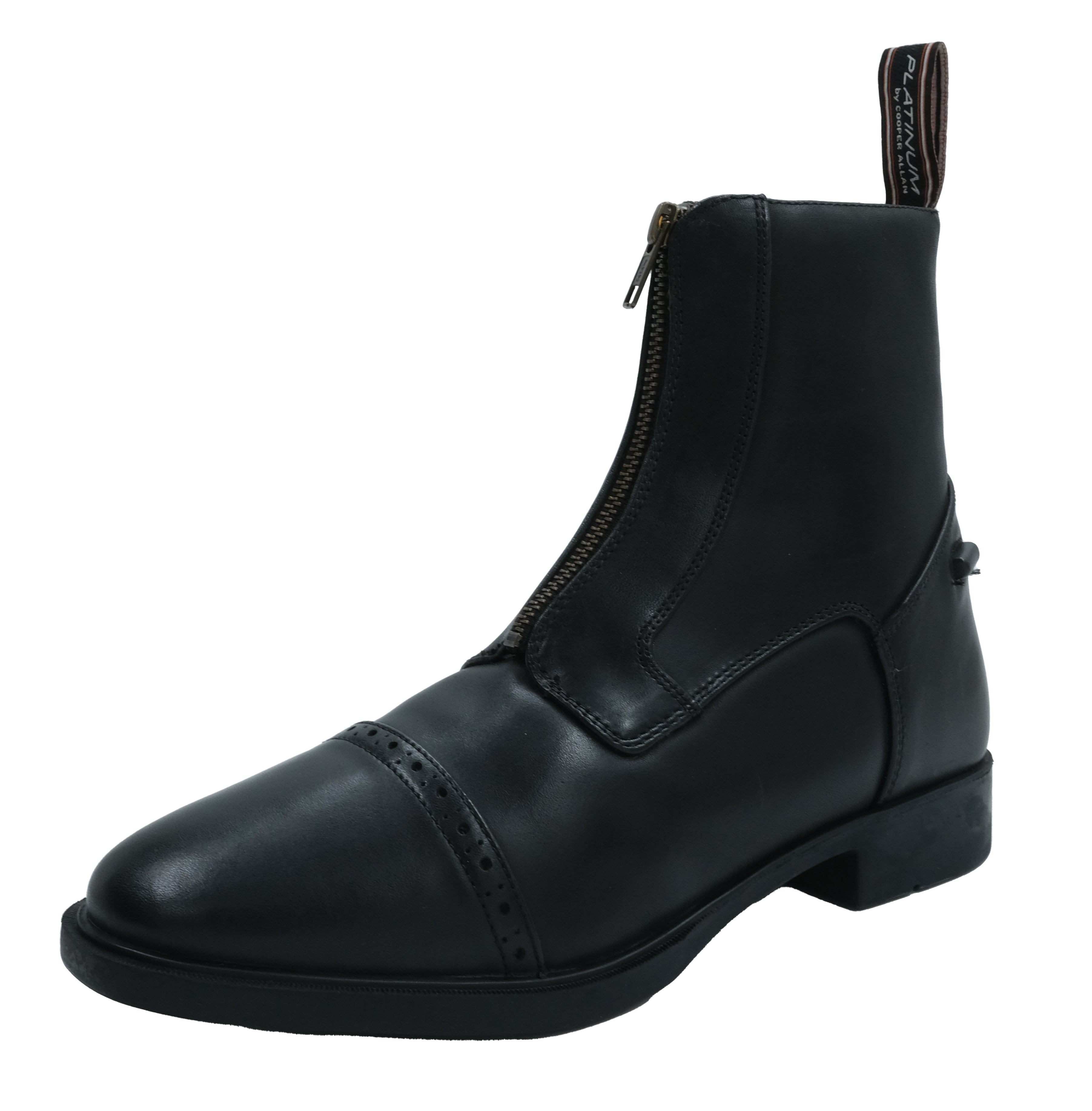 CA Platinum Leather Zip Boot Black / 35