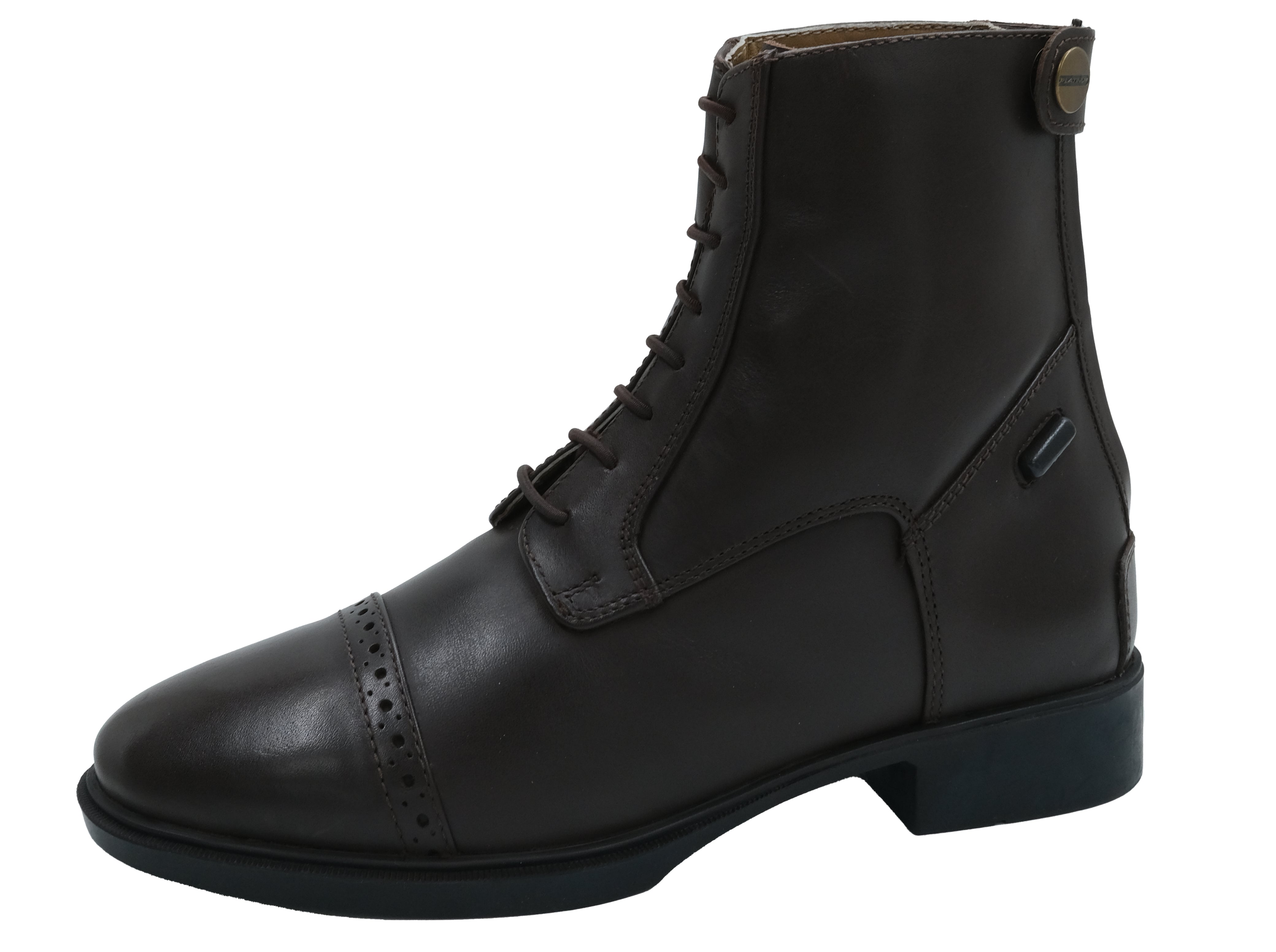 CA Platinum Leather Lace Boot Black / 35