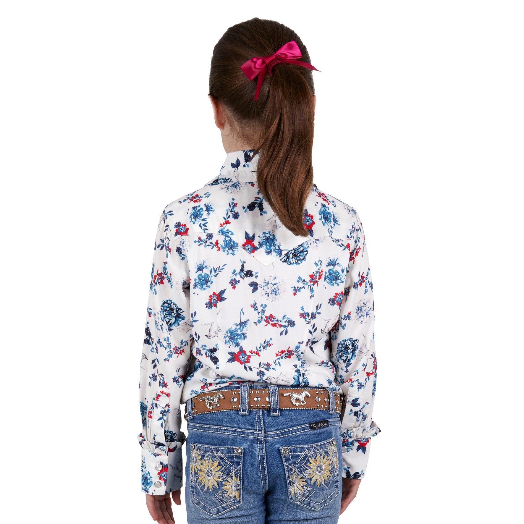 C-Pure Western Girls Flora Shirt(6 Multi%