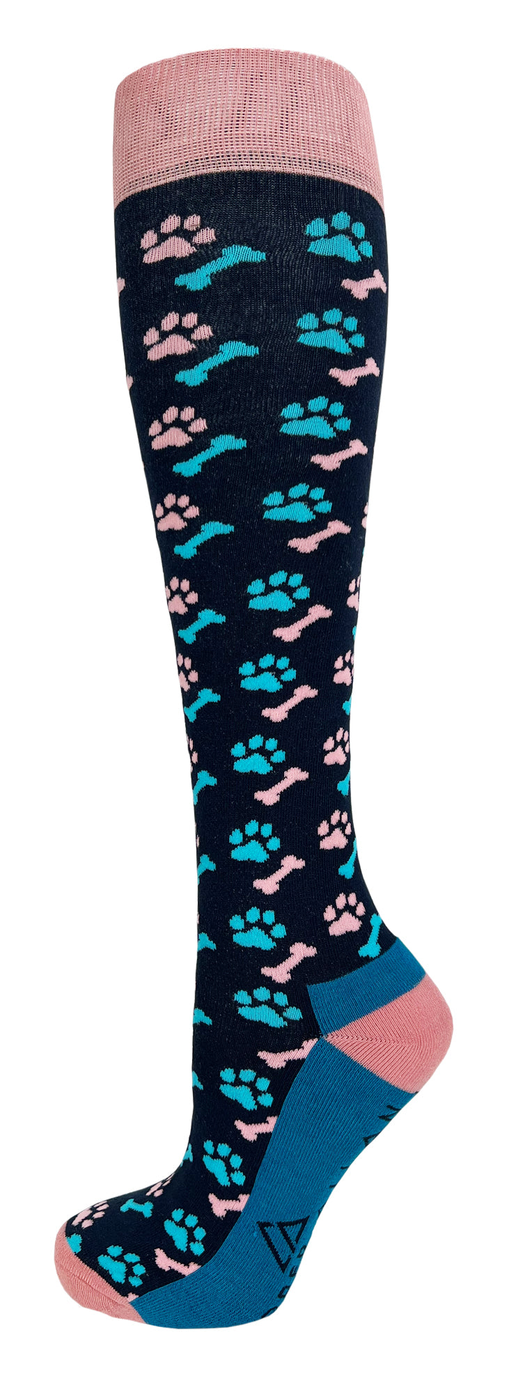CA Dog & Bone Socks (Navy)