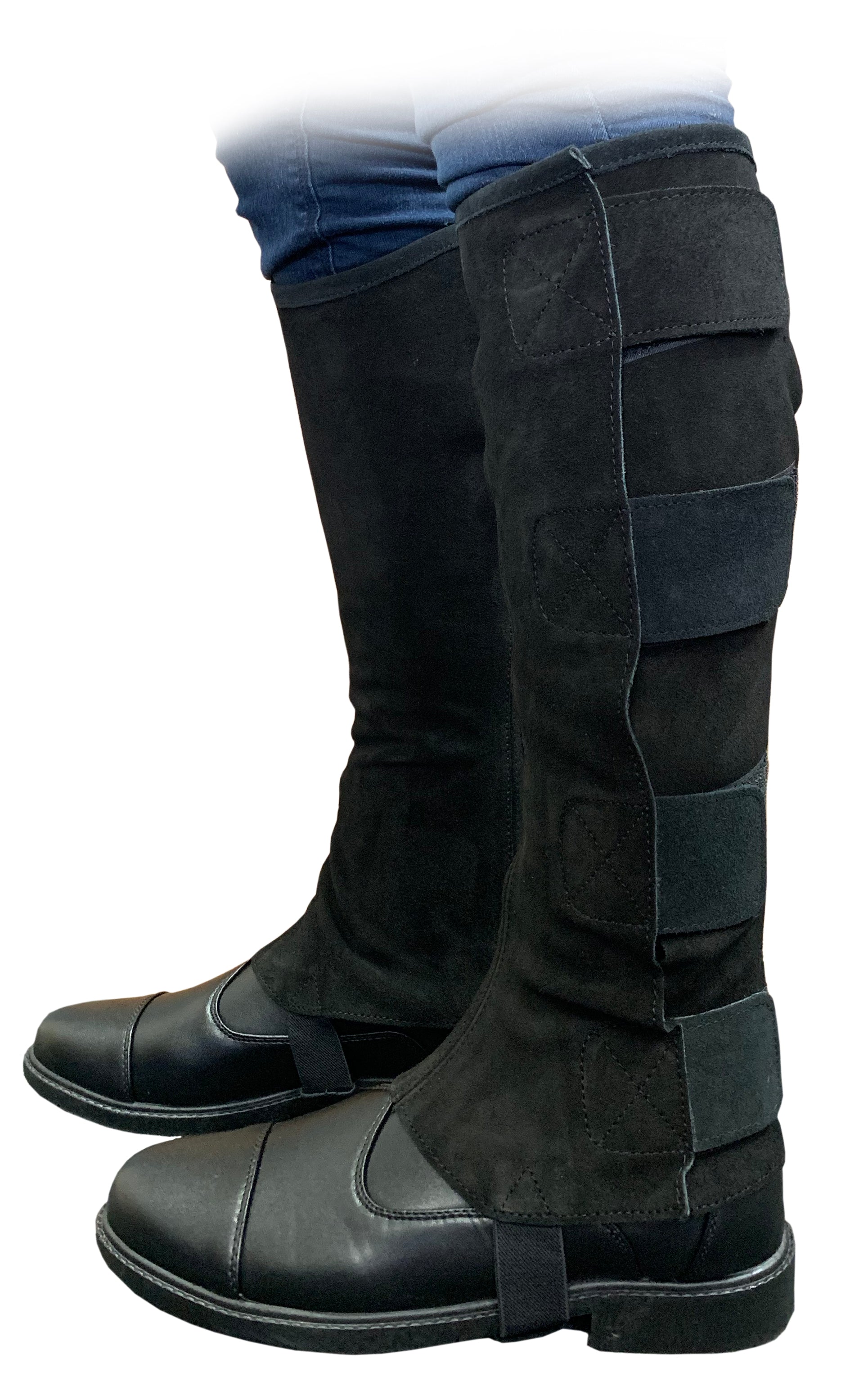 C-Cooper Allan Velcro Chaps (Lge Black)