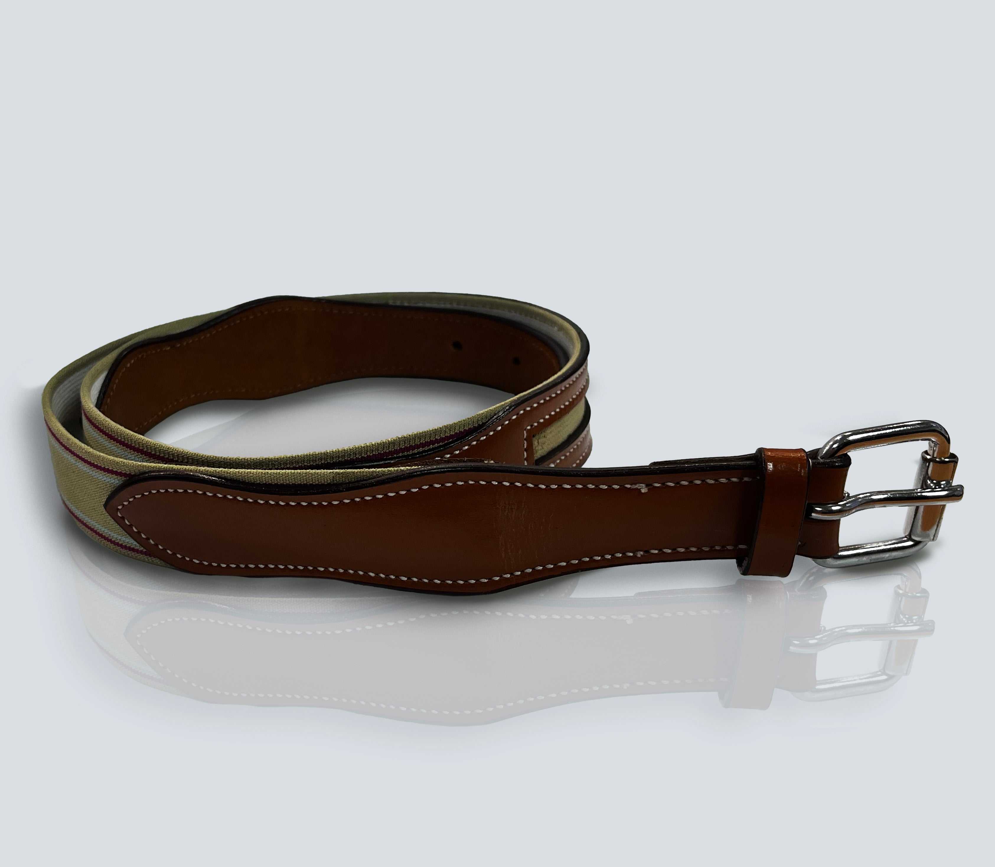 Enzo Elastic Belt Tan / 100