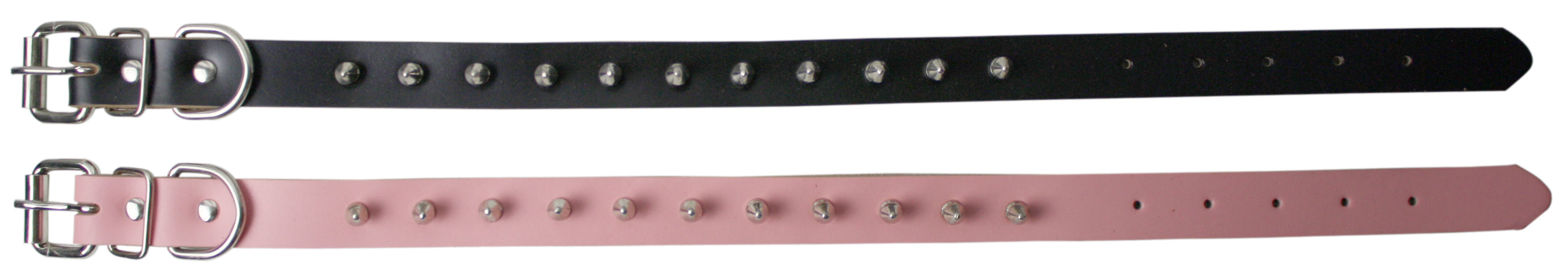 Rufz Leather Dog Collar w/Stud Black / 40