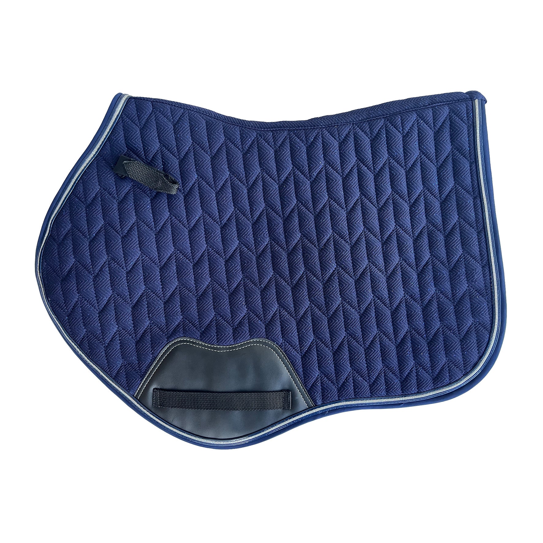 Enzo Eclat Glitter Saddle Pad (Navy)