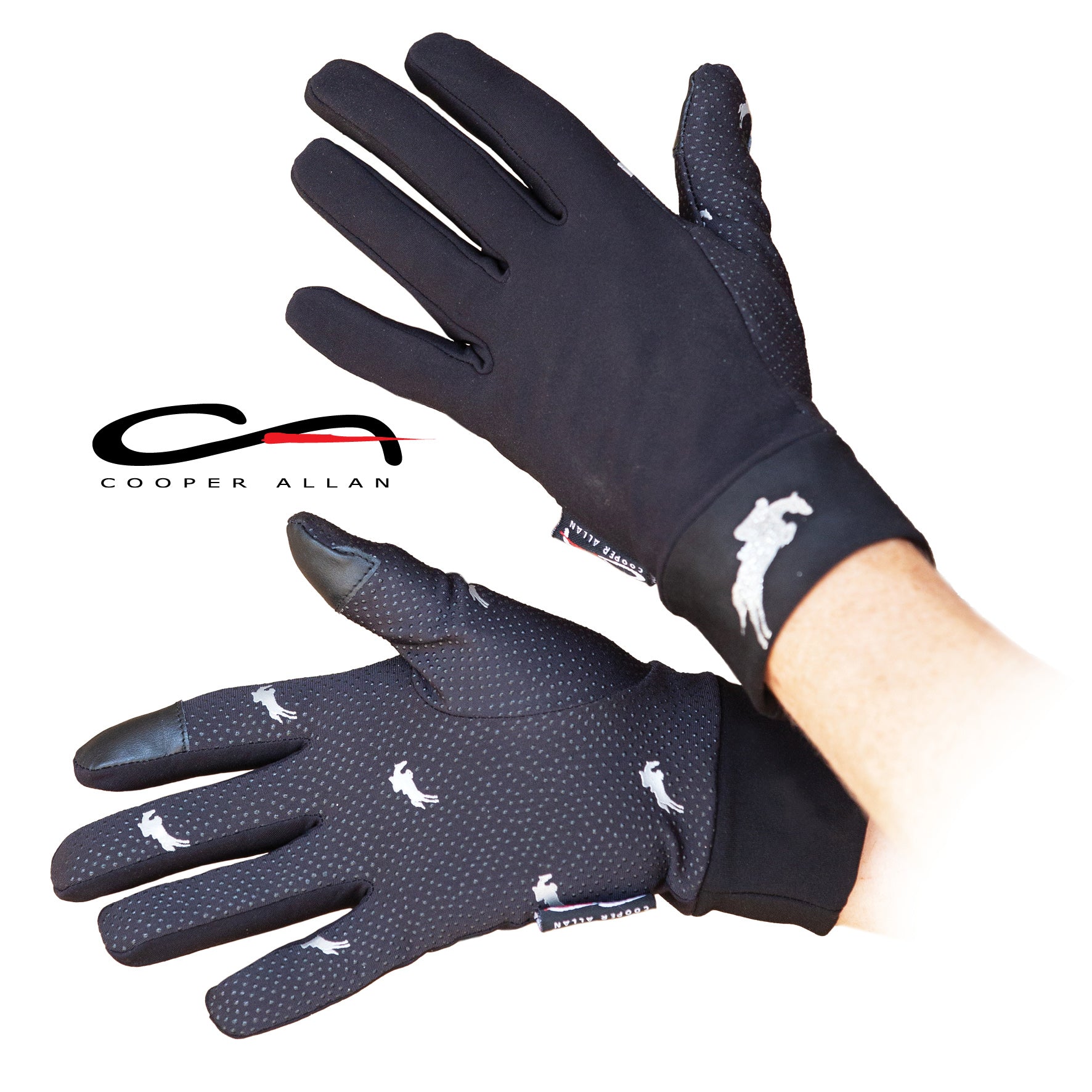 CA Kids Grip Glove Black / Large