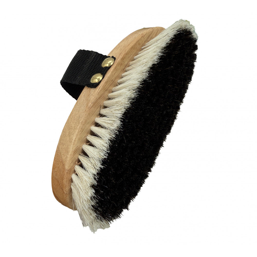 Enzo Wooden Body Brush w/Horse Hair