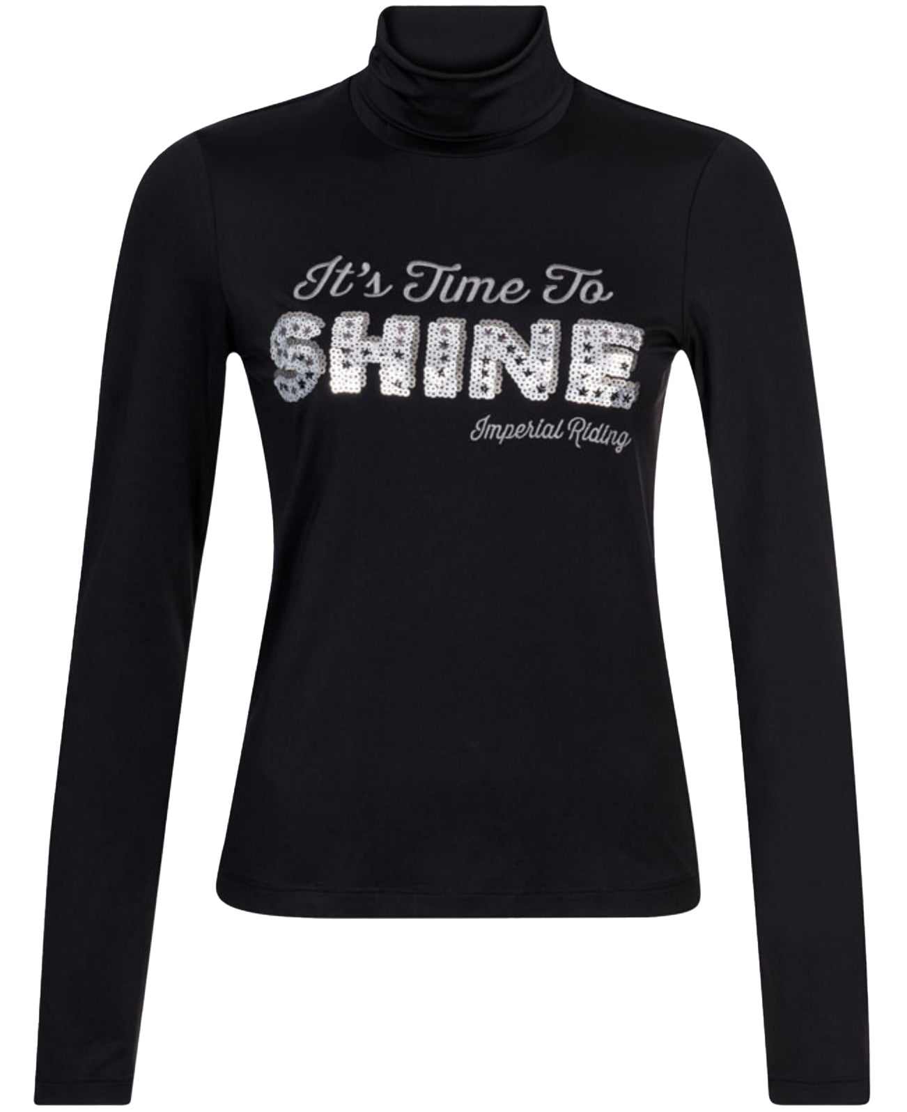 Imperial Turtle Neck Shirt Spotted Black / Large