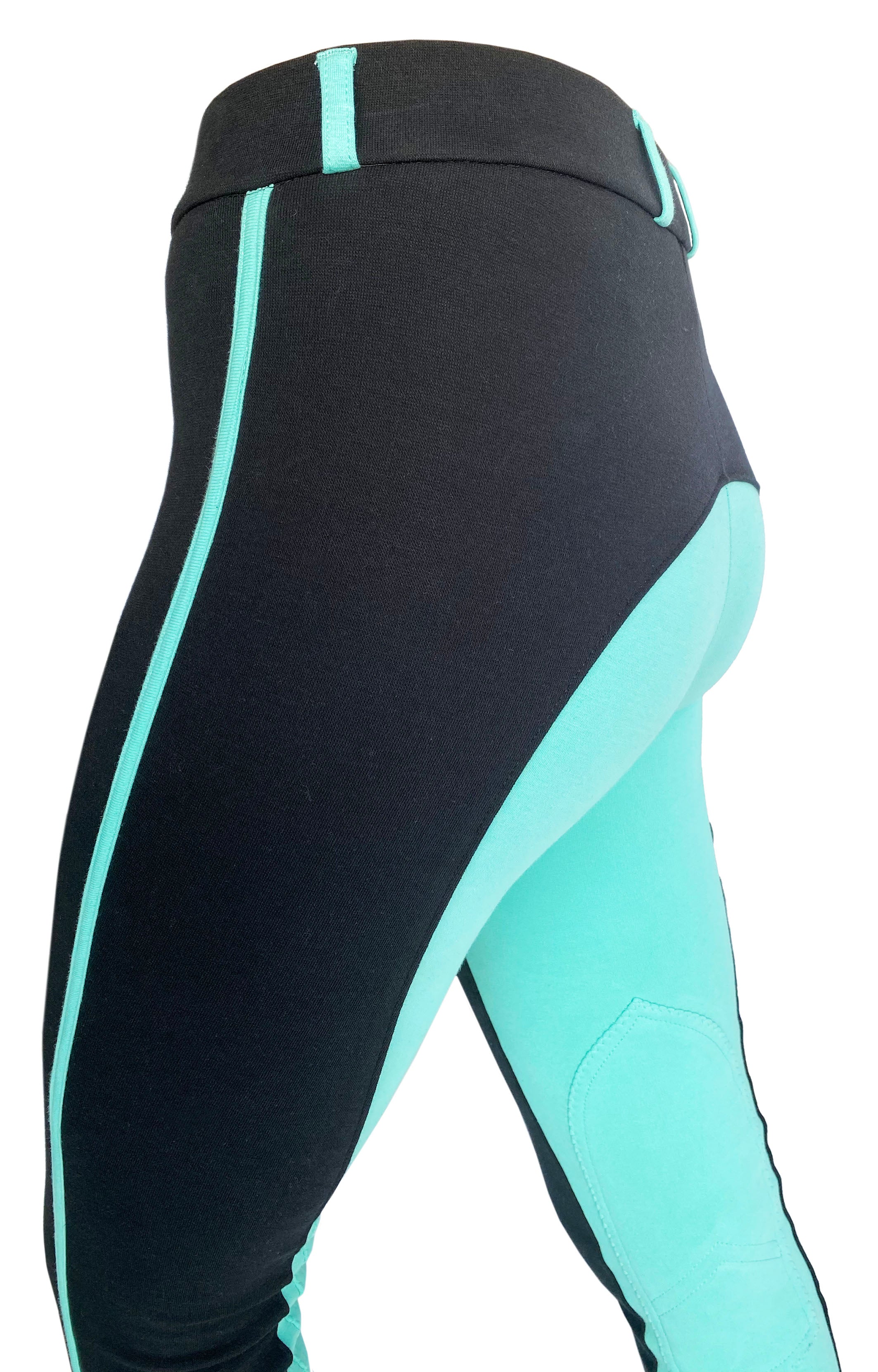 CA Stripe Pullon Kids Black/Teal / 4