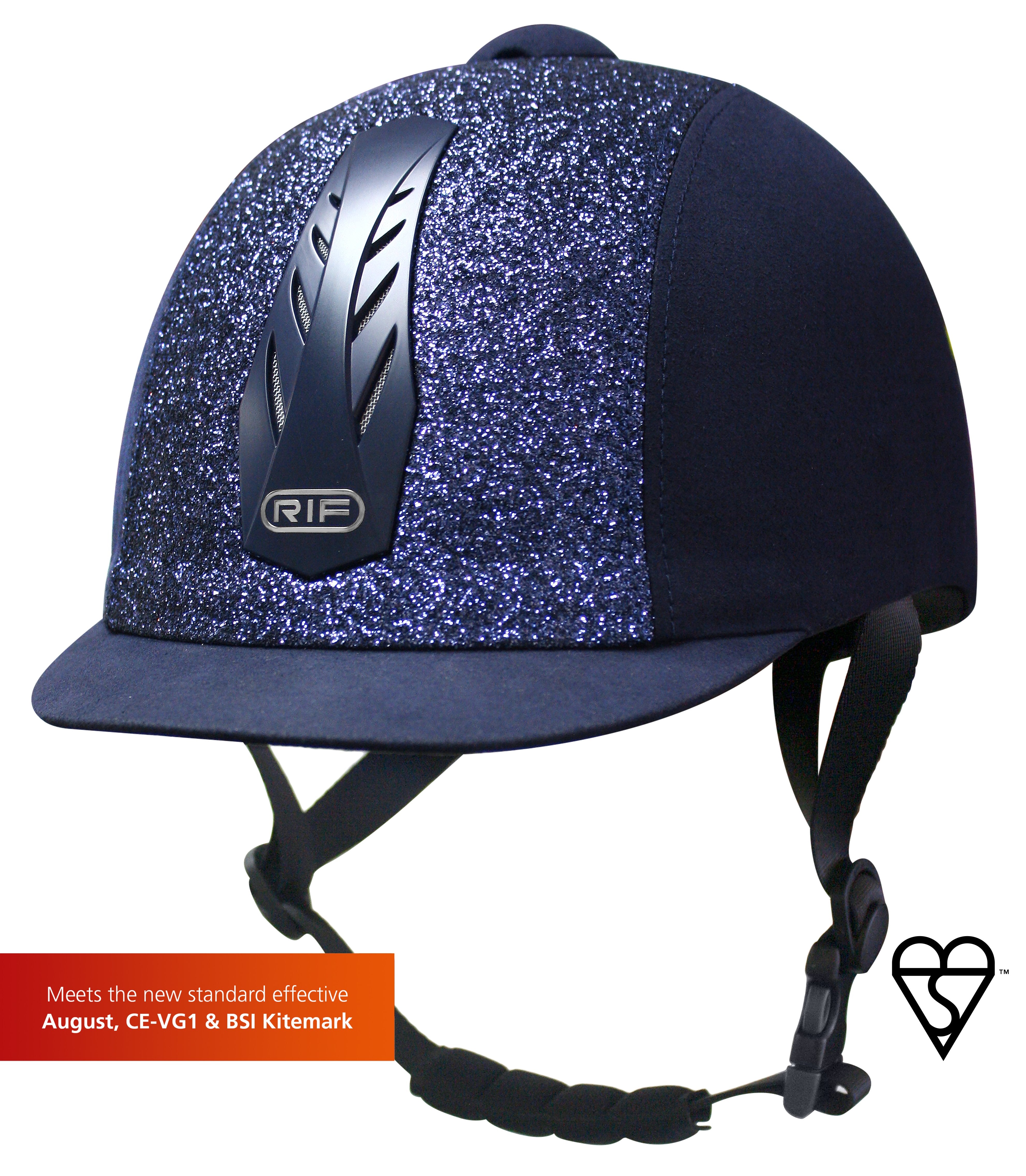 RIF Abby Riding Helmet KM % Black / 59-61 XL