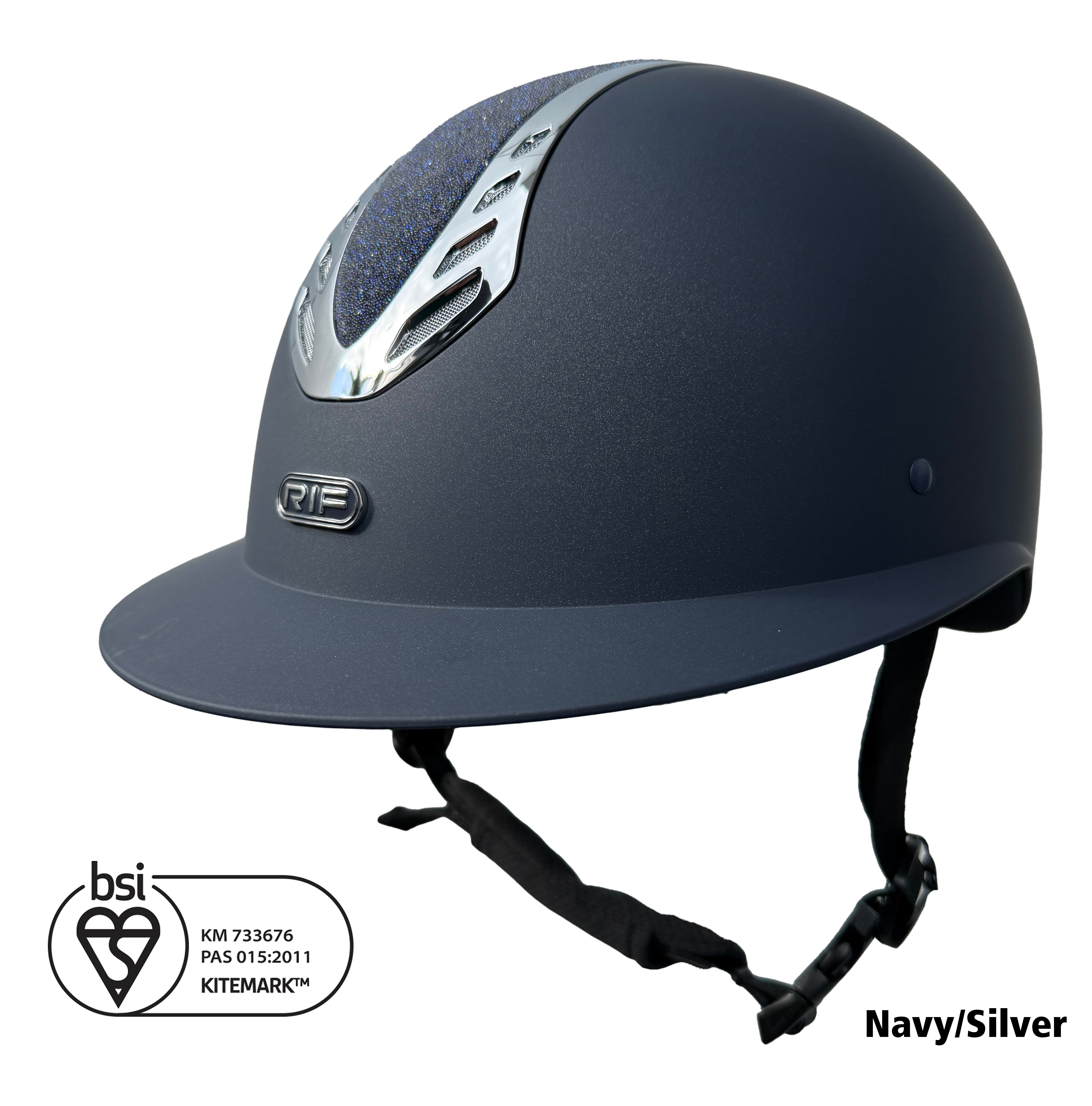 RIF Mia Helmet KM Black/Silver / 58-60 Large